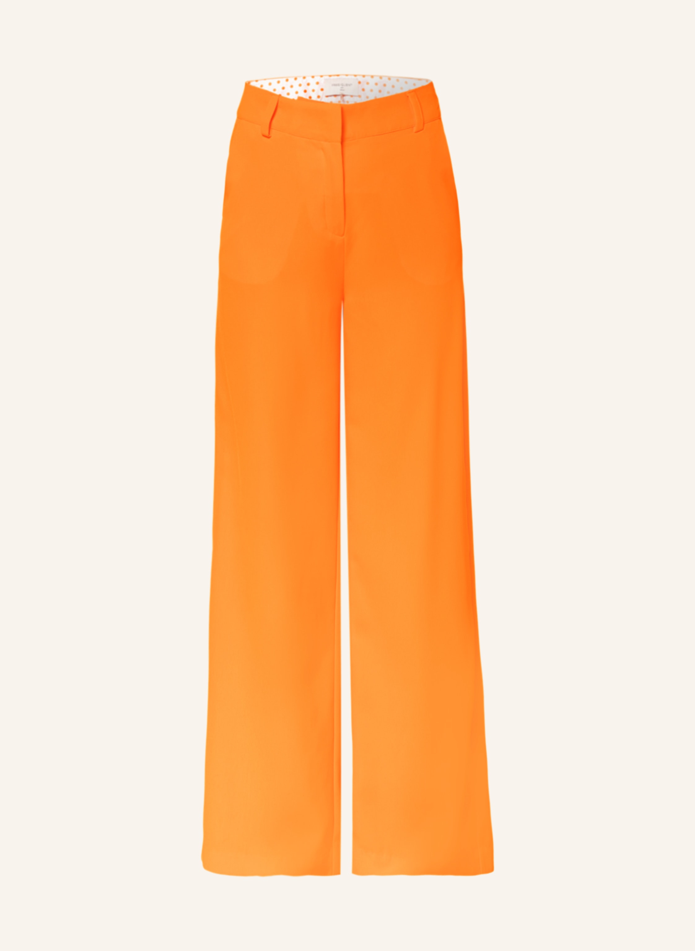 FREEQUENT Wide leg trousers FQLENNY in orange | Breuninger