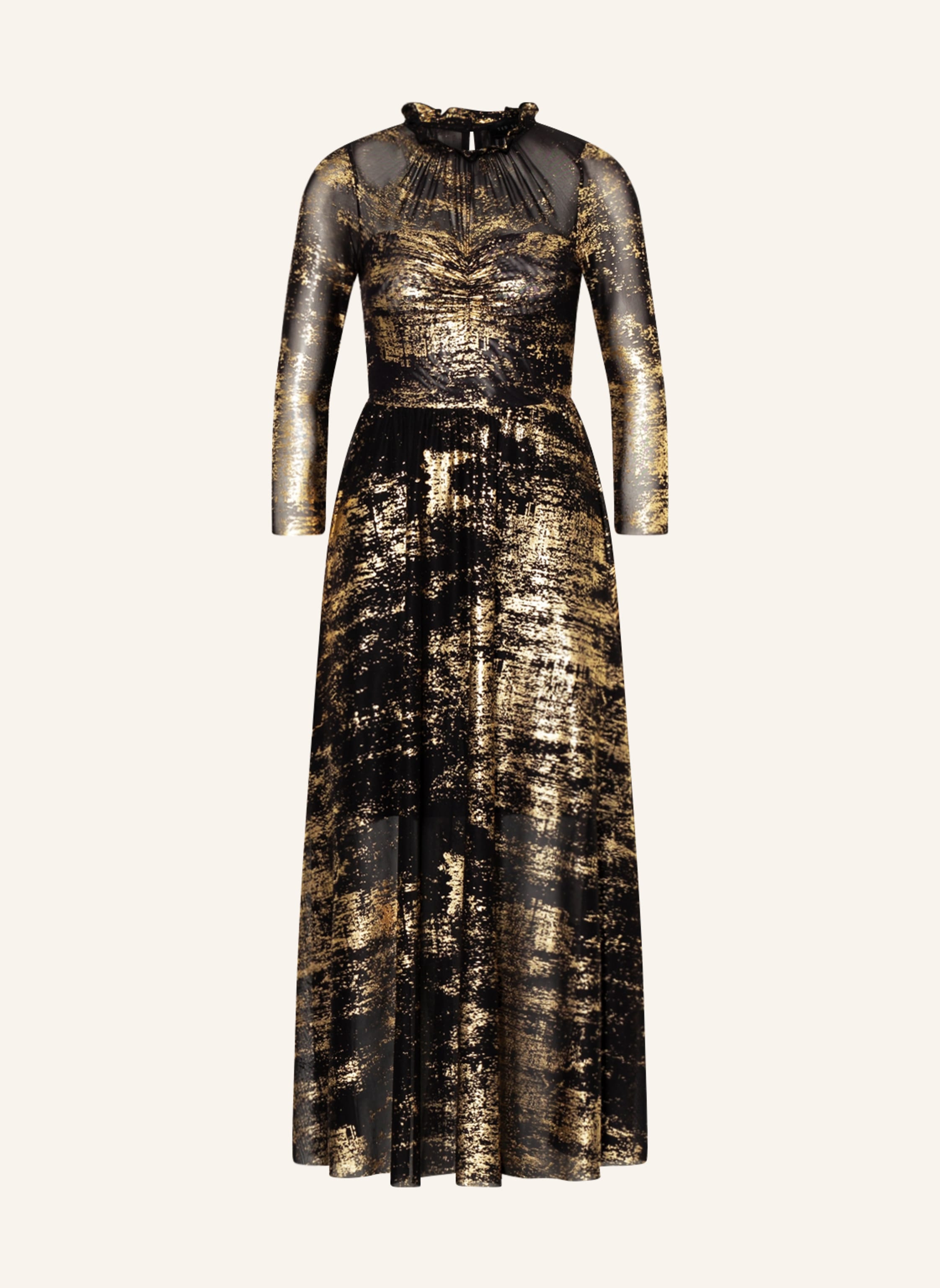TED BAKER Dress IGGIEY with 3/4 sleeves in black/ gold | Breuninger