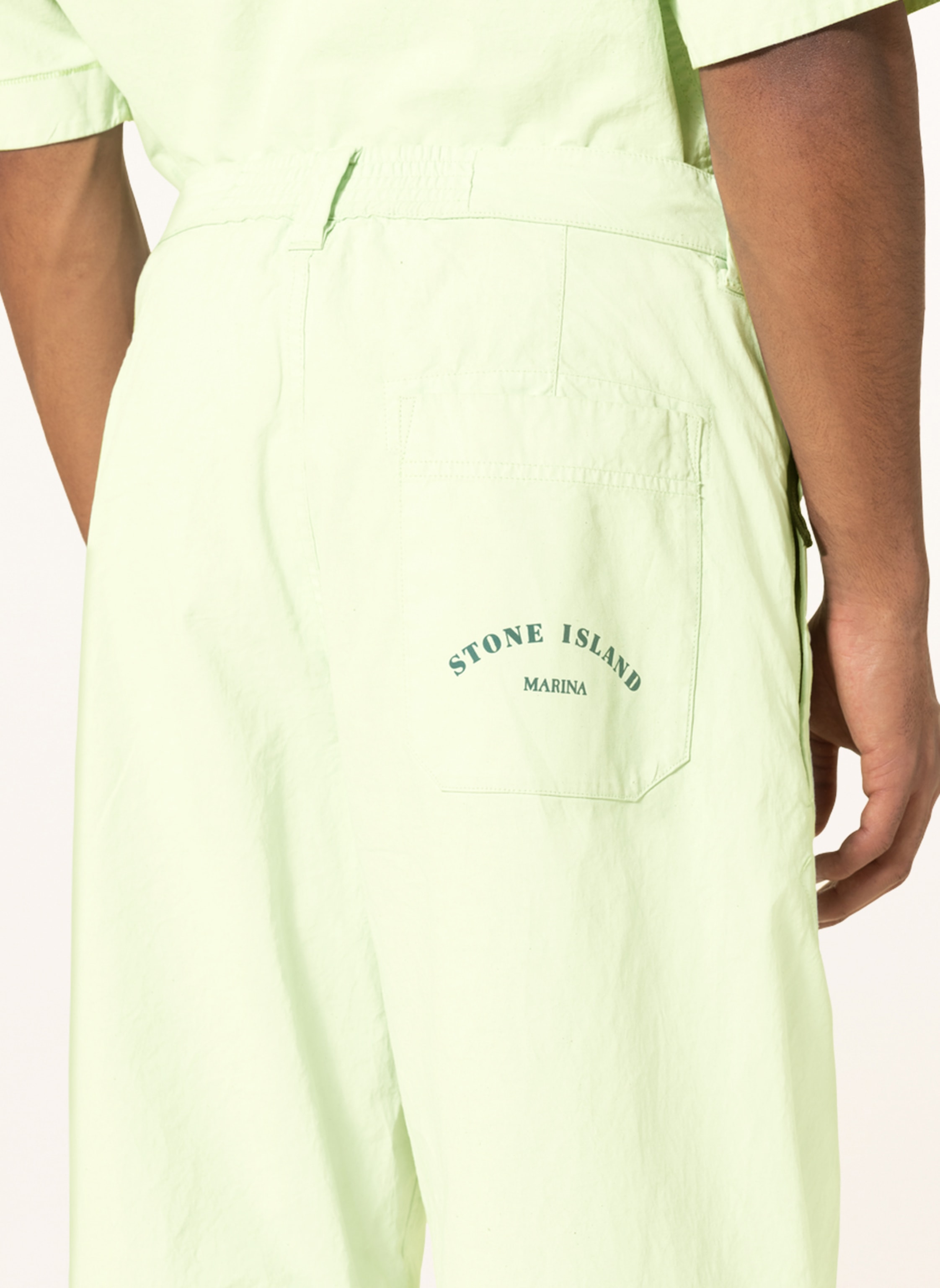 Thumbnail - Stone Island Hose Marina Loose Fit gruen