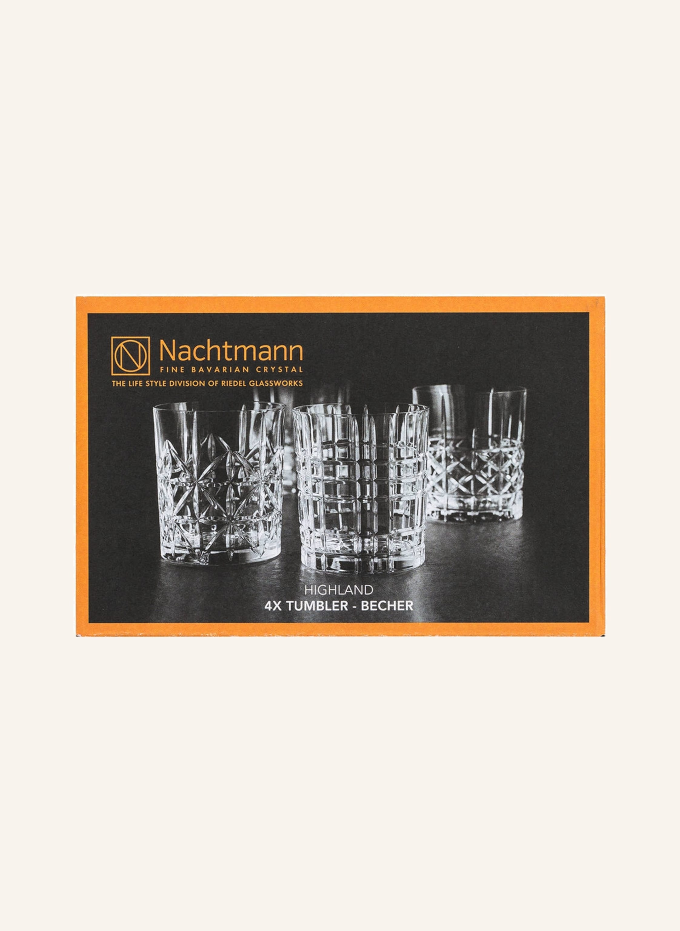 Thumbnail - Nachtmann 4er-Set Bechergläser Highland transparent