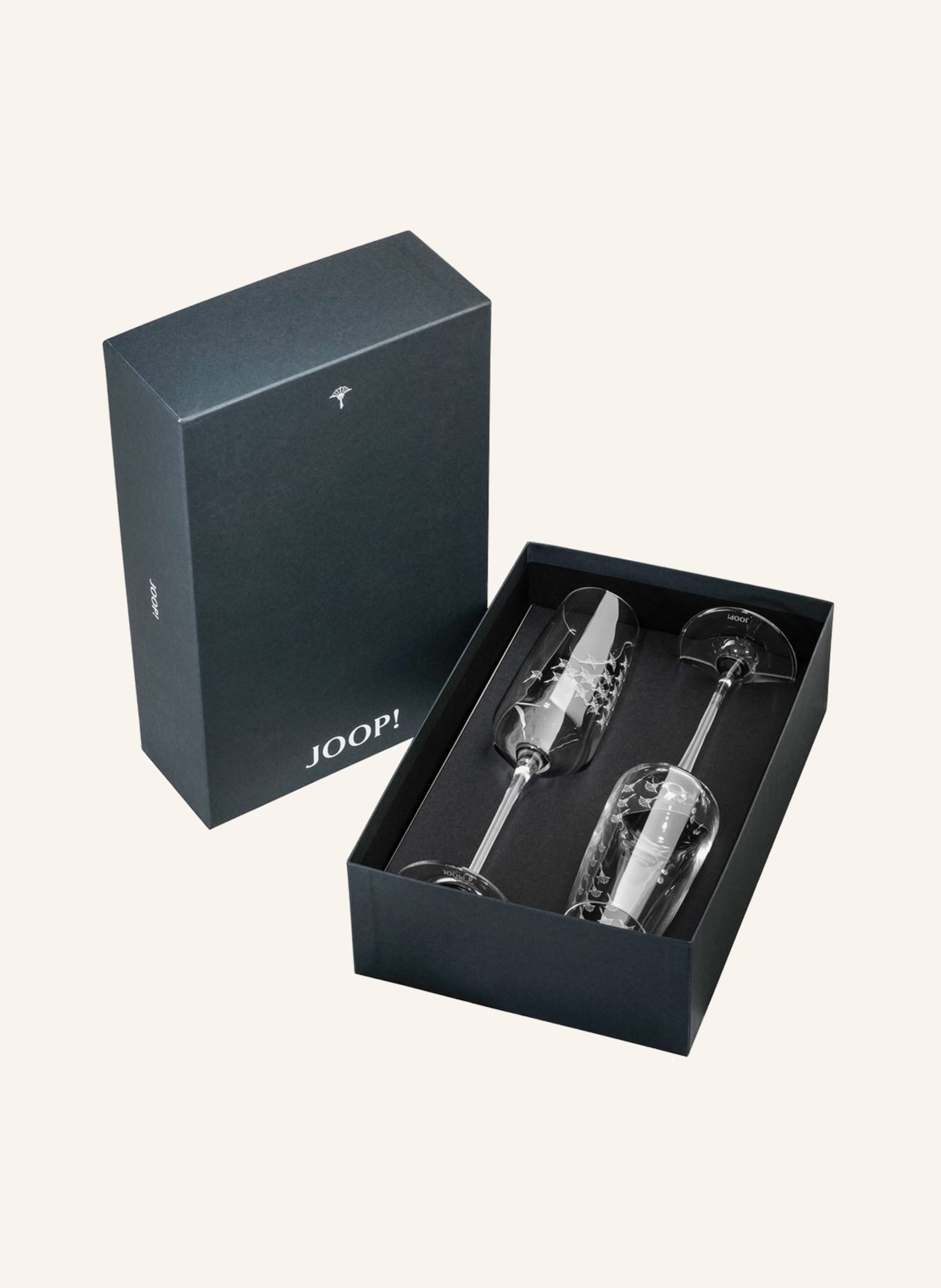 Thumbnail - Joop! 2er-Set Champagnergläser Faded Cornflower transparent