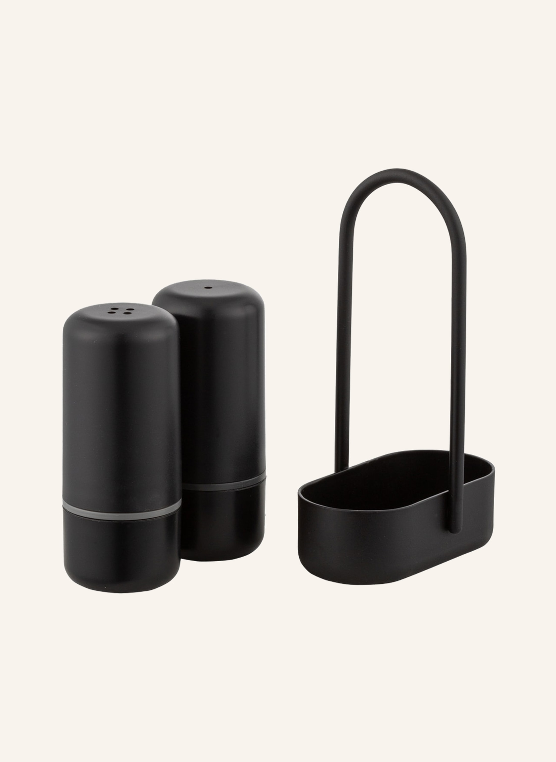 ZONE DENMARK Salt and pepper pots SINGLES in black