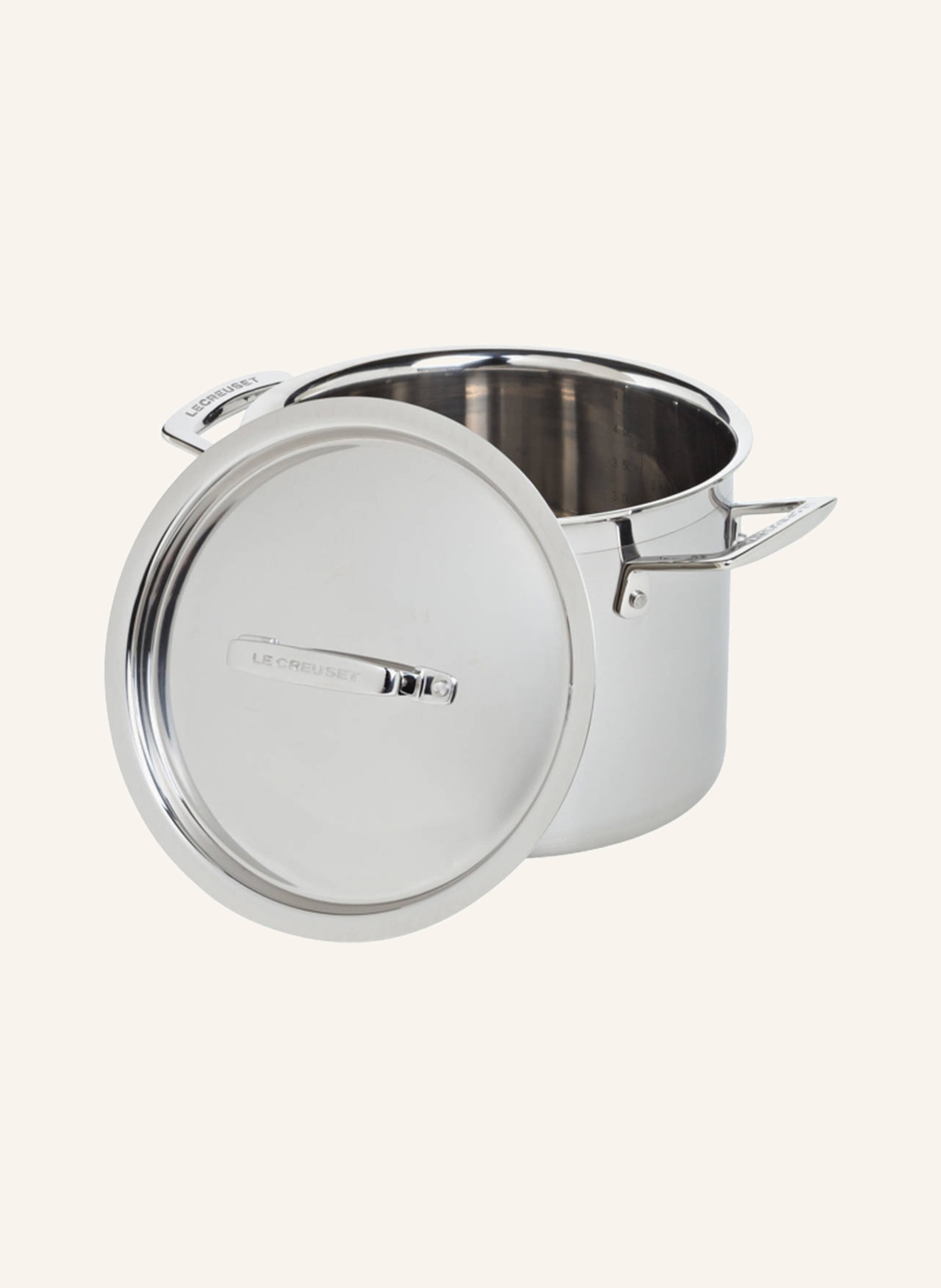 Thumbnail - Le Creuset Pastatopf 3-Ply Mit Einsatz silber