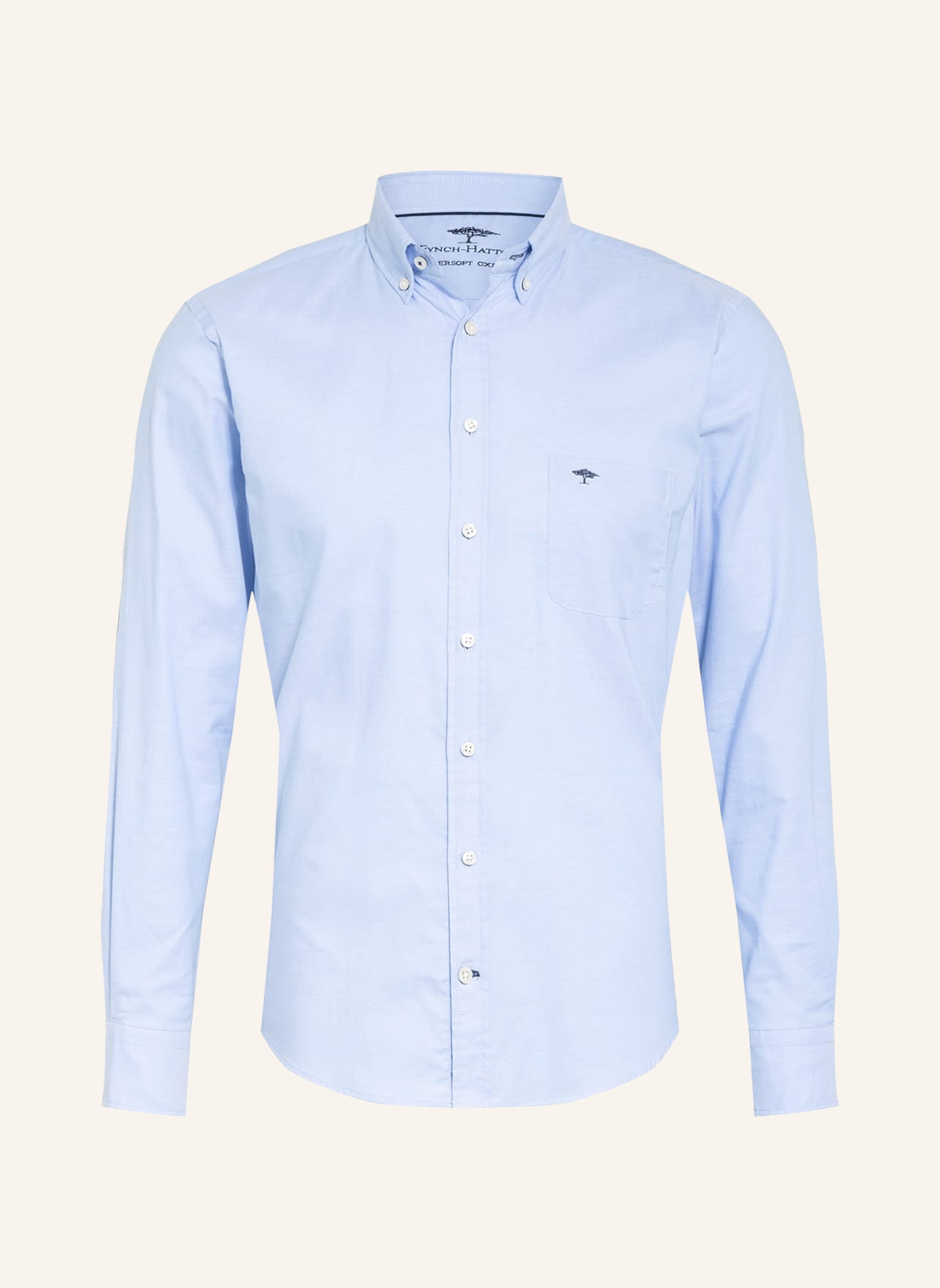 FYNCH-HATTON Shirt casual fit blue in light