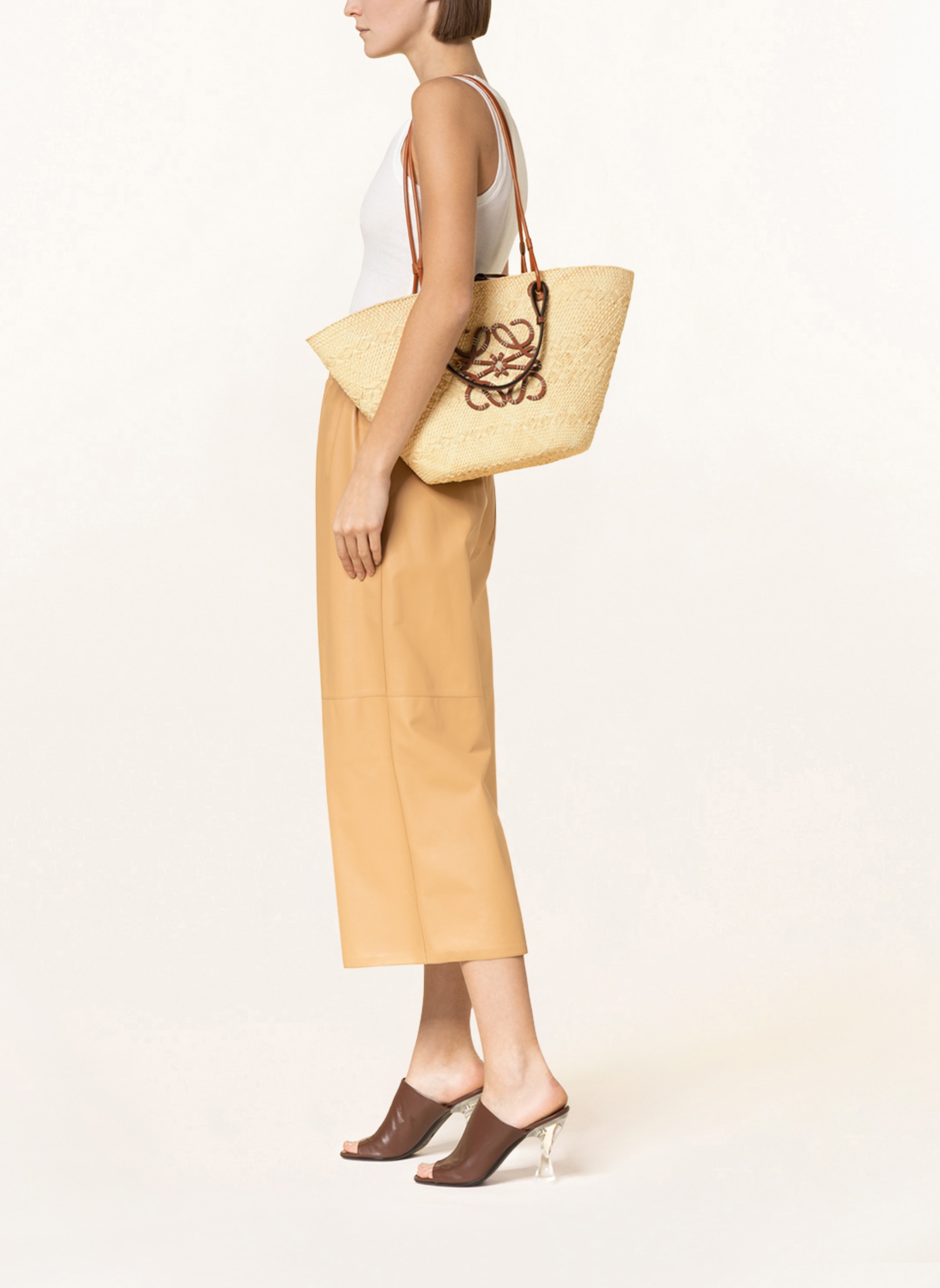 Thumbnail - Loewe Shopper Anagram beige