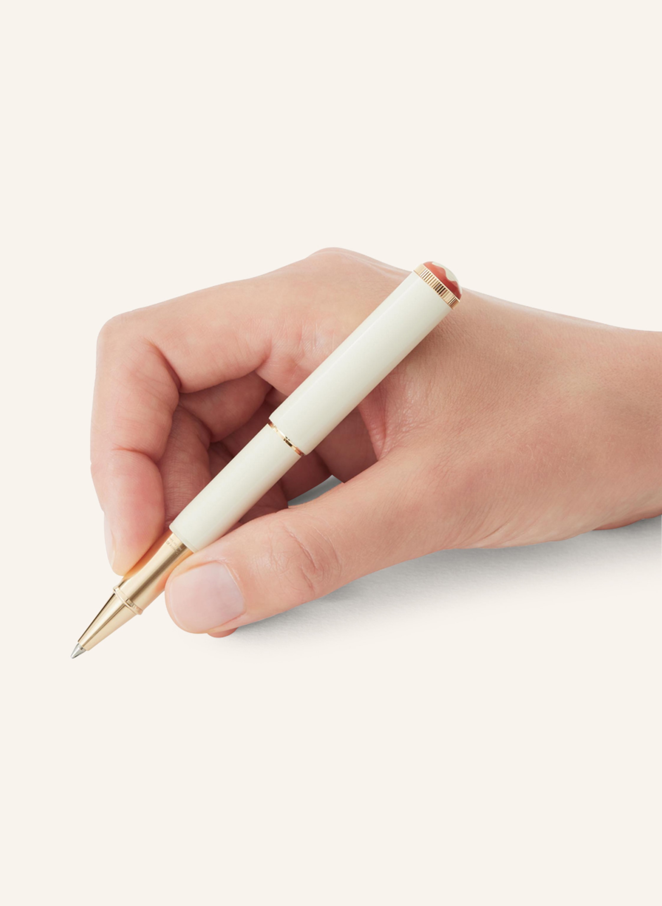 Thumbnail - Montblanc Rollerball Heritage Rouge Et Noir Baby weiss