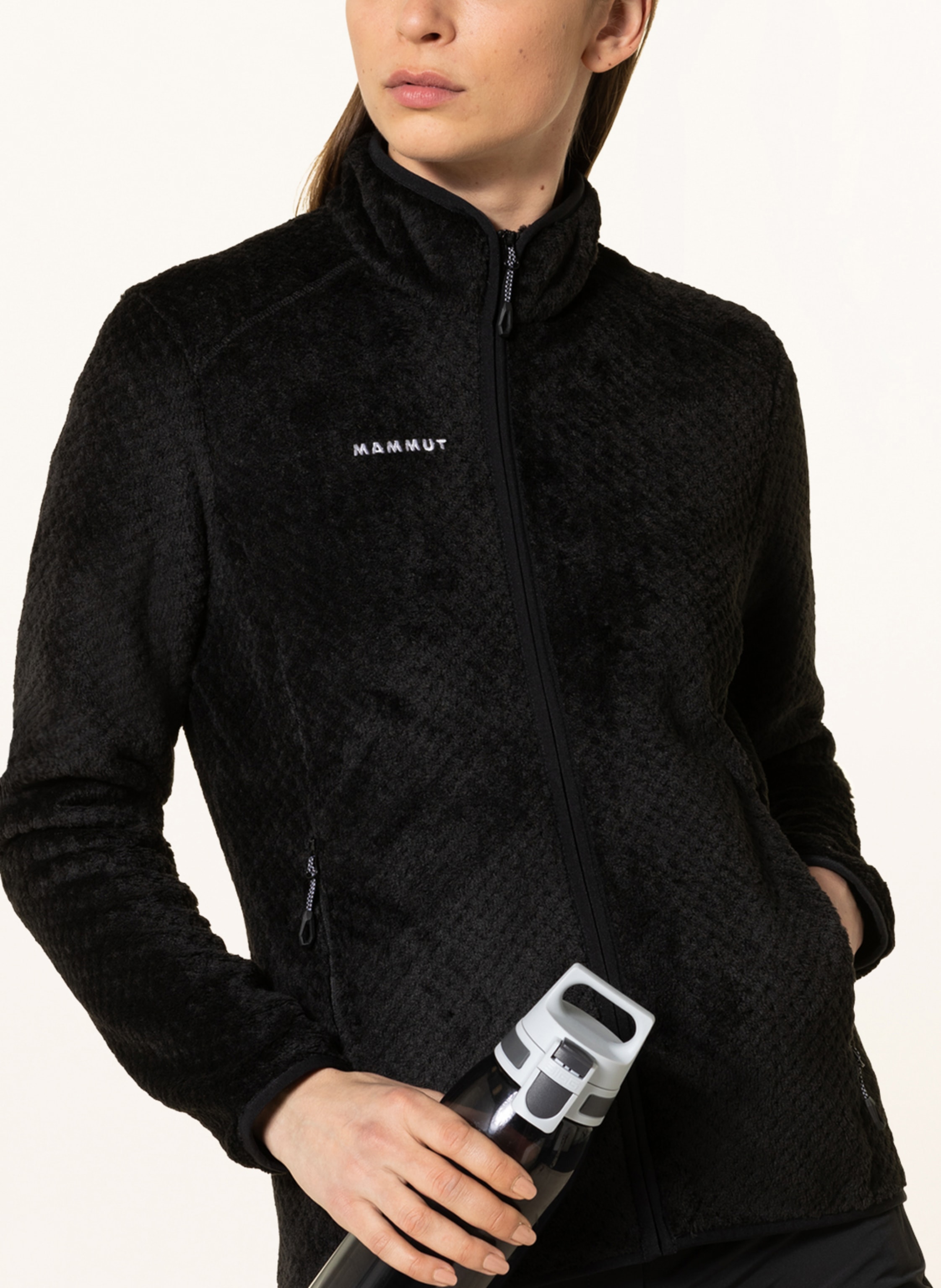 Thumbnail - Mammut Fleecejacke Innominata schwarz