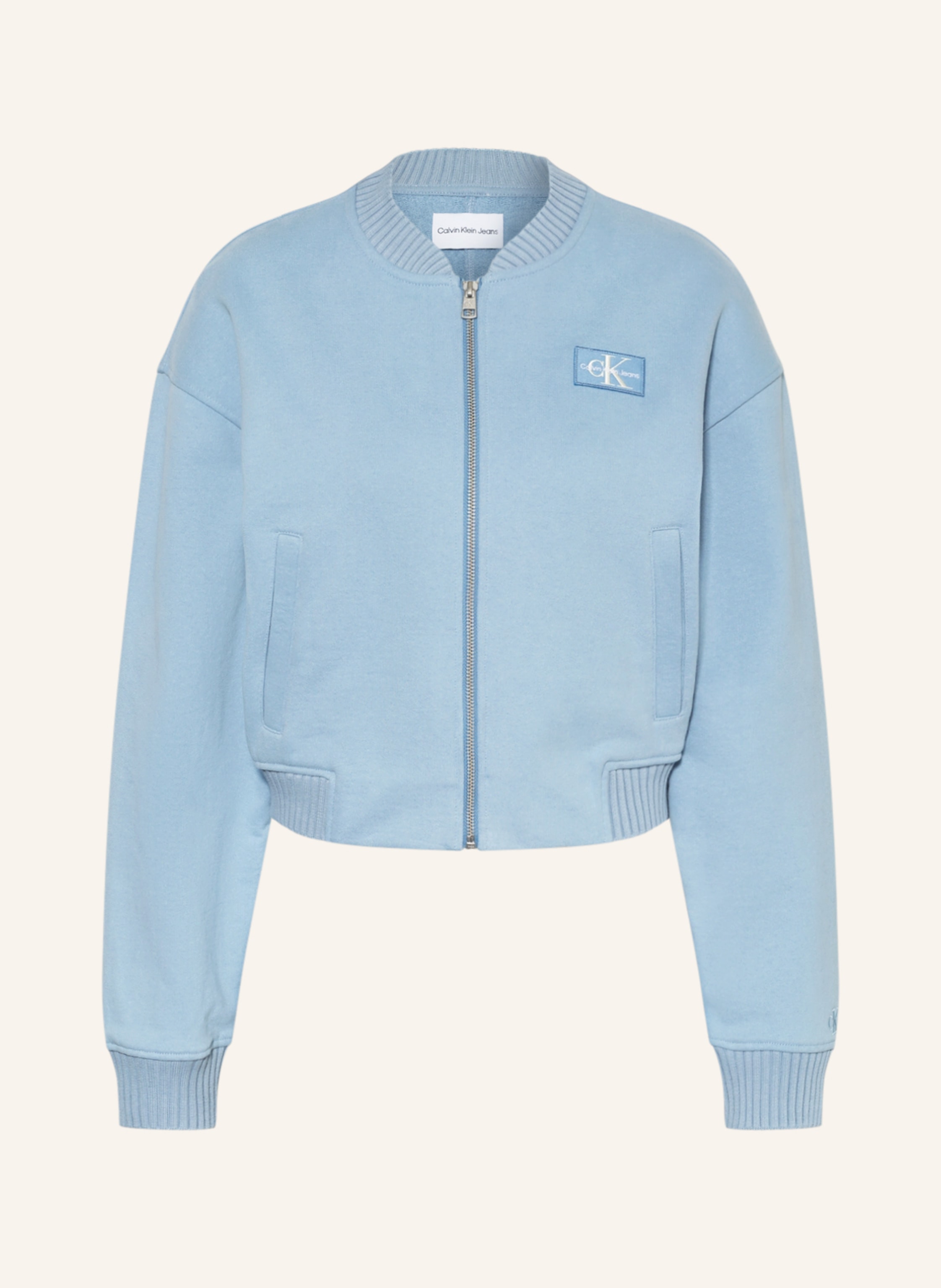 Calvin Klein Jeans Bomber jacket in light blue | Breuninger