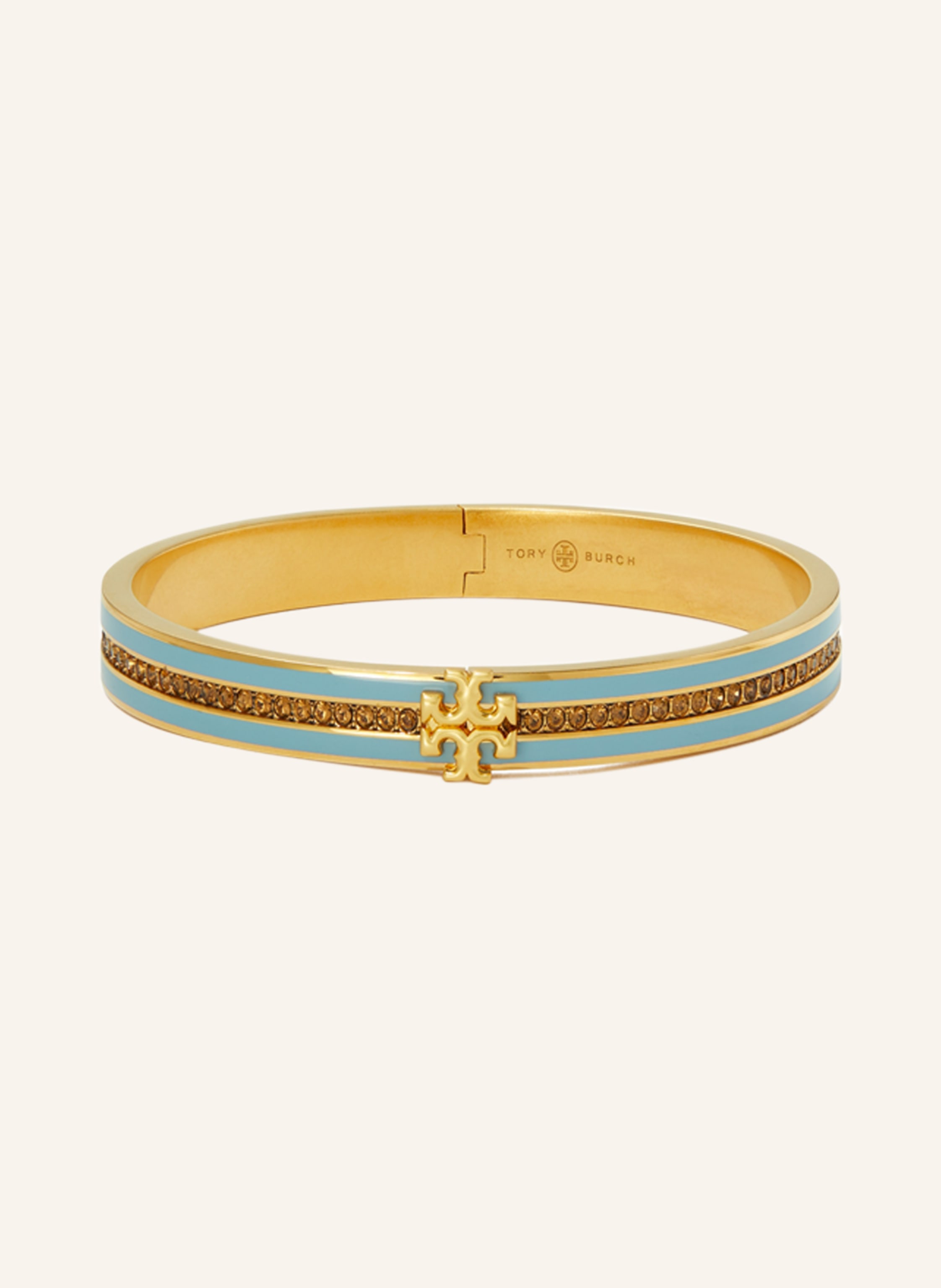 TORY BURCH Bracelet KIRA in light blue/ gold | Breuninger