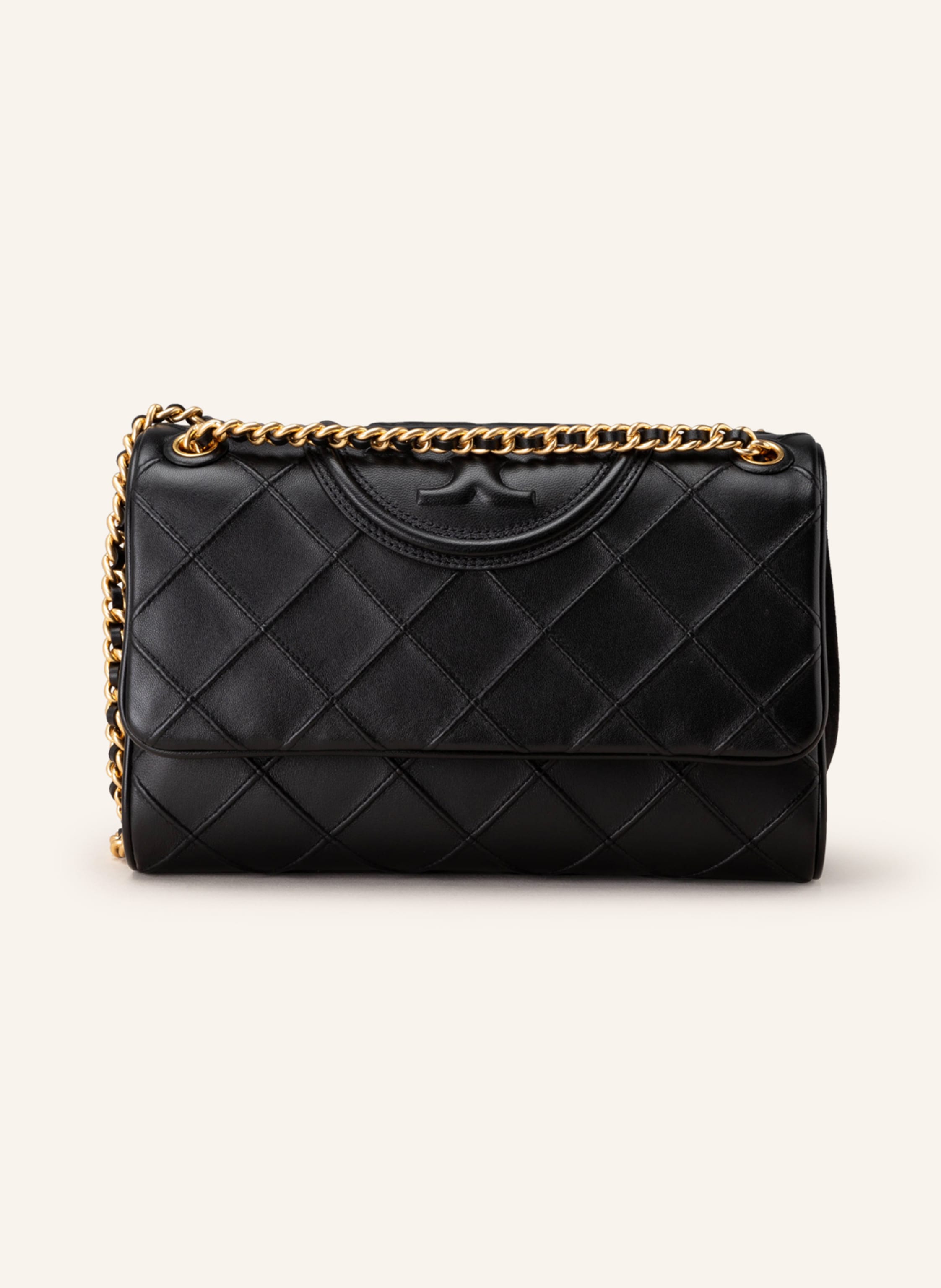 Tory burch 2025 fleming crossbody black