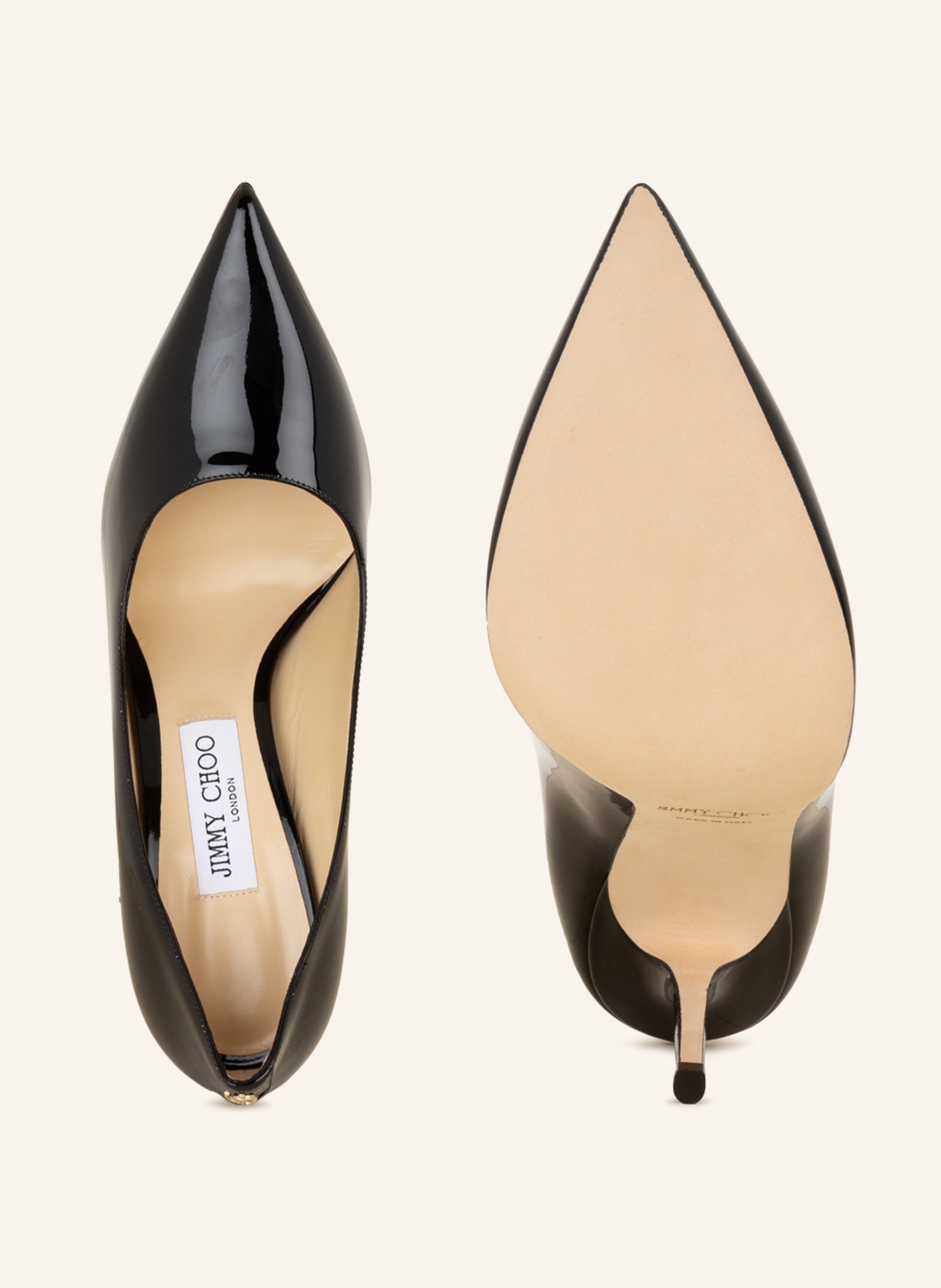 Thumbnail - Jimmy Choo Lack-Pumps Love 100 schwarz