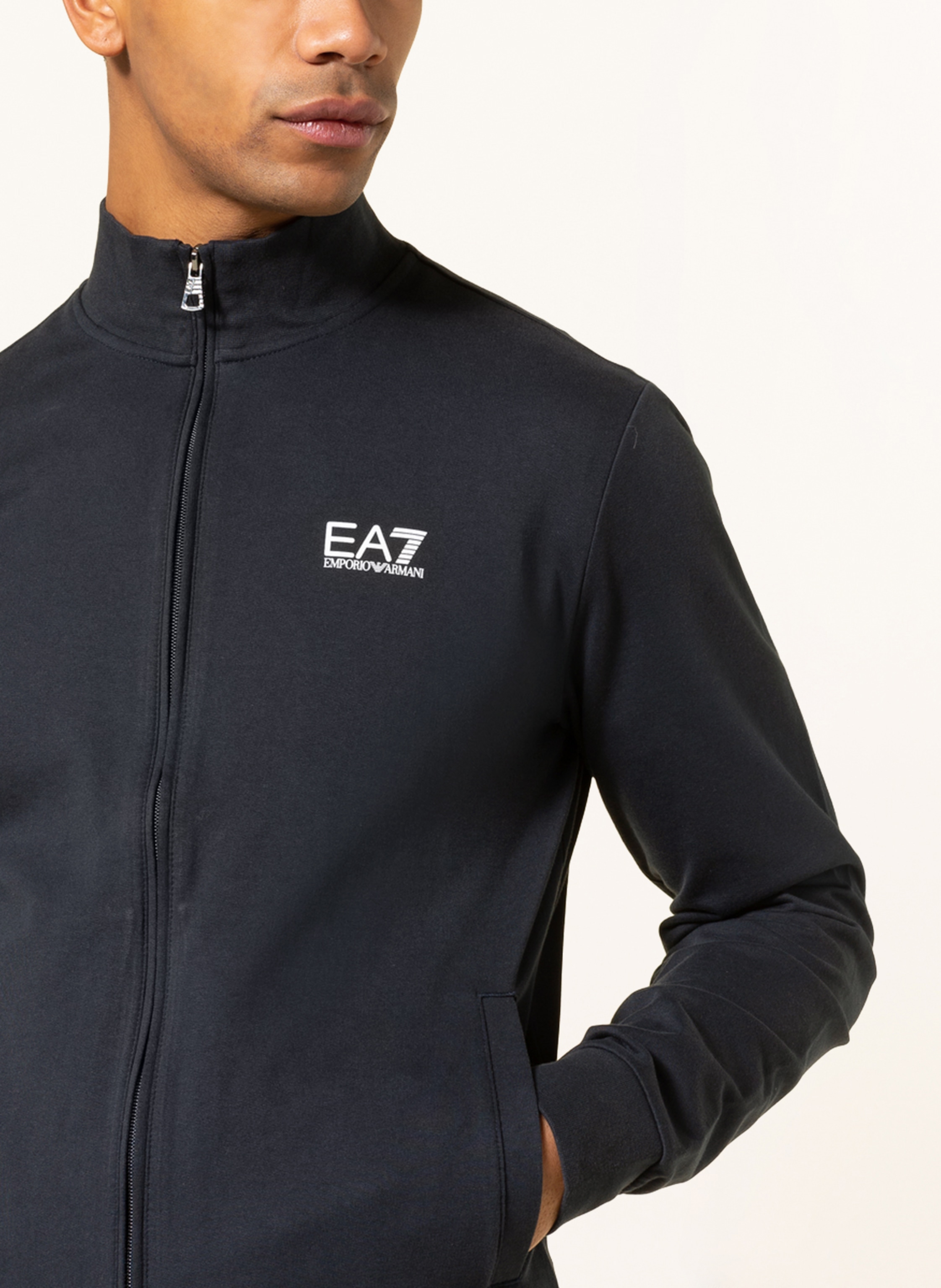 Thumbnail - ea7 Emporio Armani Sweatjacke blau