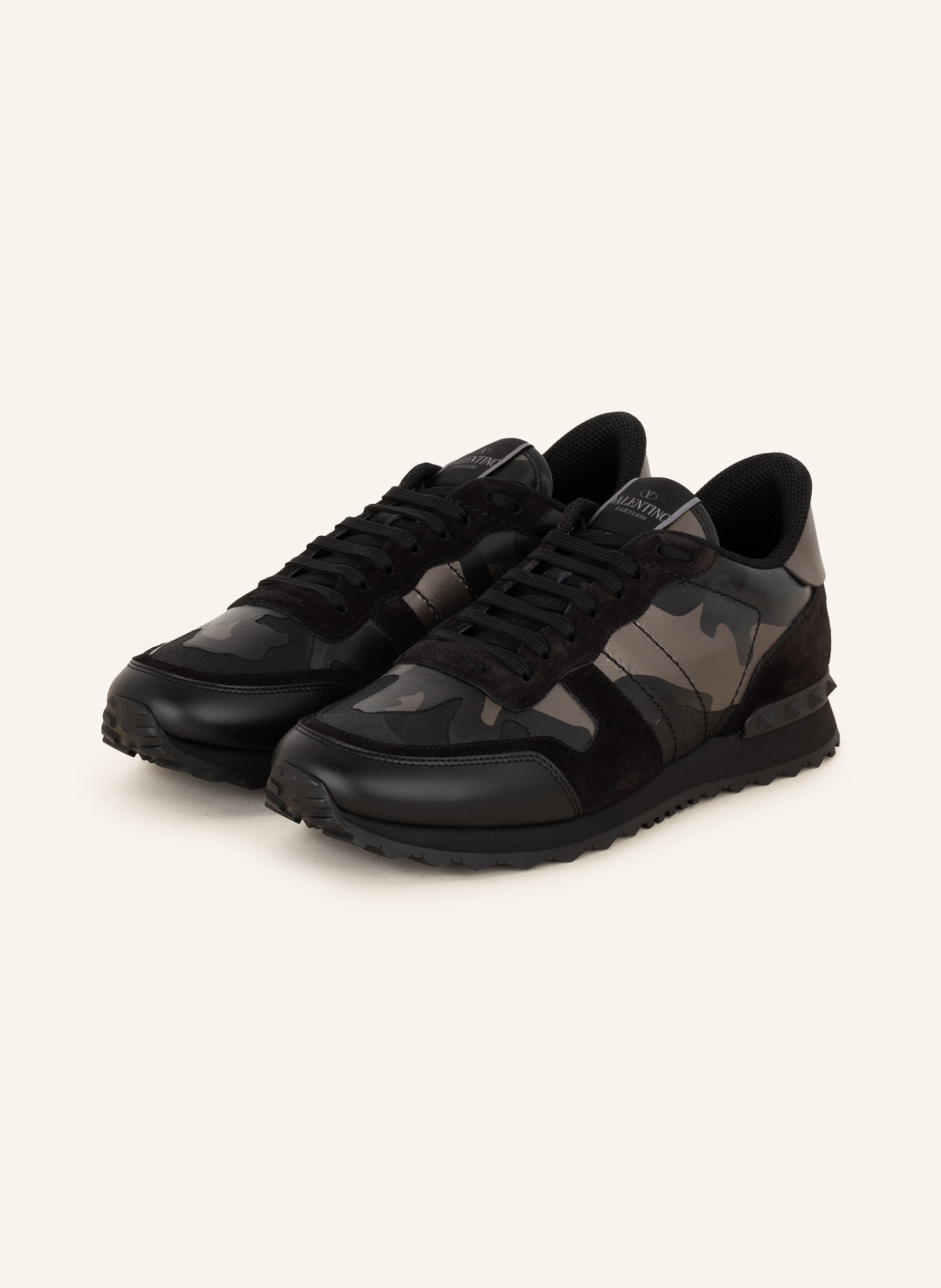 Valentino runners black on sale