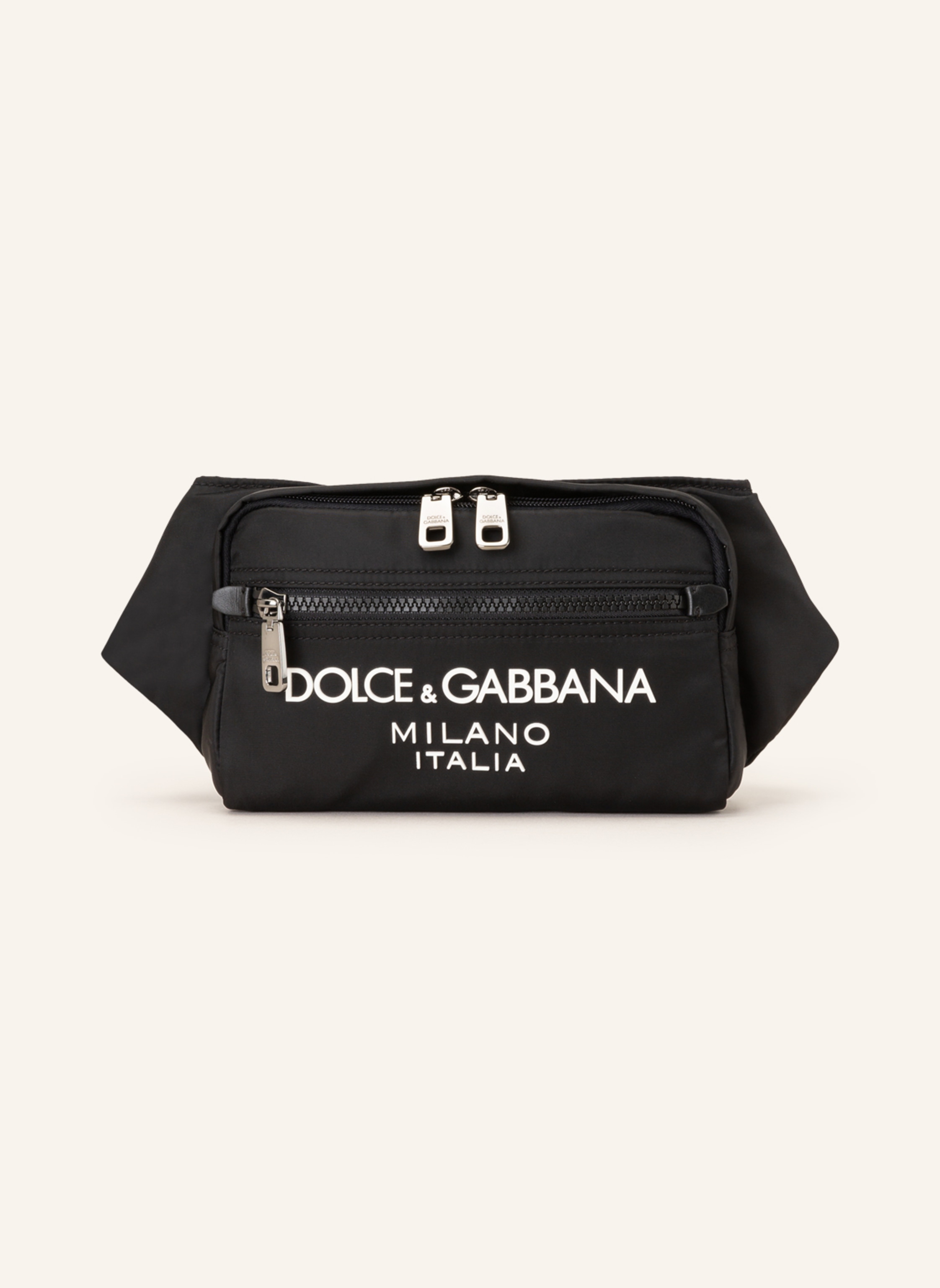 DOLCE & GABBANA Waist bag in black/ white | Breuninger