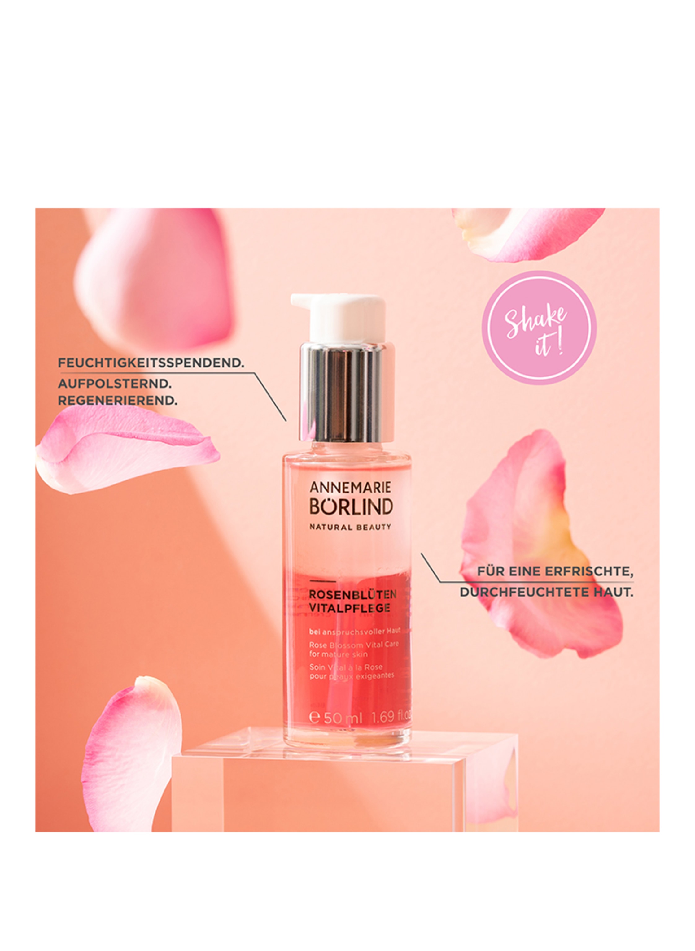Thumbnail - Annemarie Börlind Rosenblüten Vitalpflege 2-Phasen Anti-Aging-Pflege 50 ml