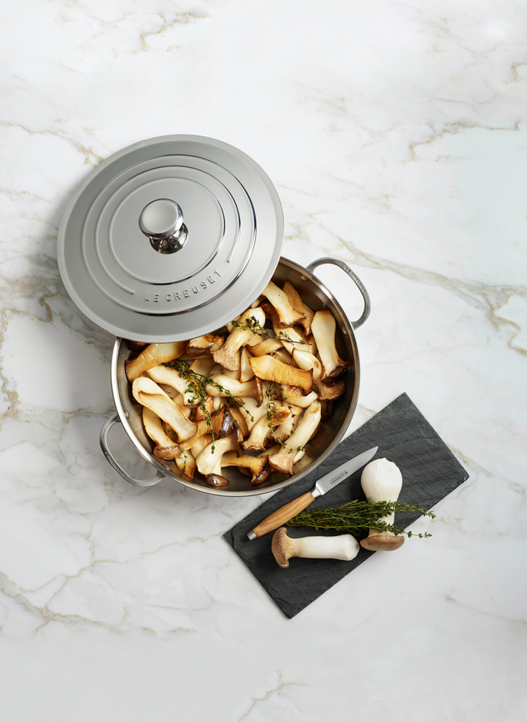 Thumbnail - Le Creuset Profipfanne 3-Ply Plus silber