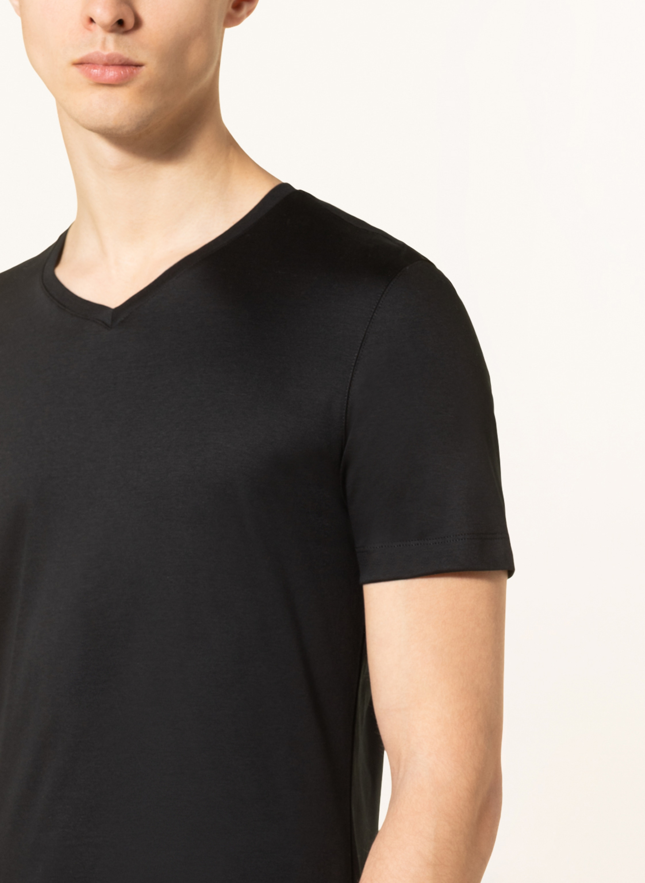 Thumbnail - Van Laack T-Shirt Pius schwarz