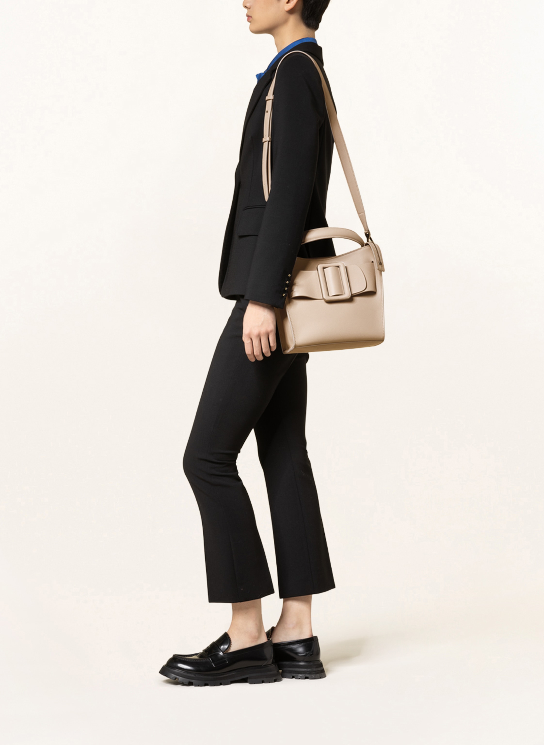 Thumbnail - Boyy Schultertasche Devon beige