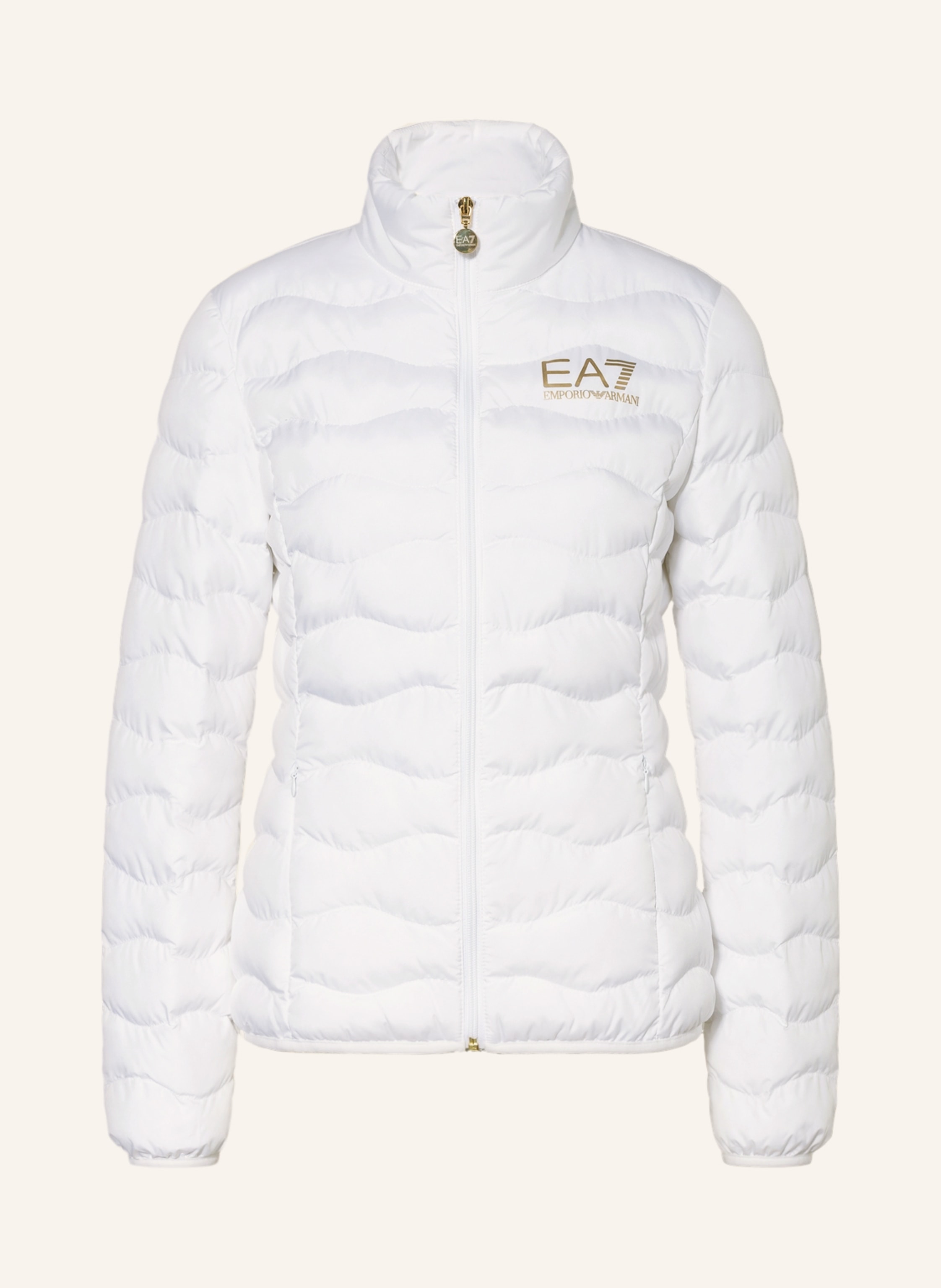 EA7 EMPORIO ARMANI Quilted jacket in white | Breuninger