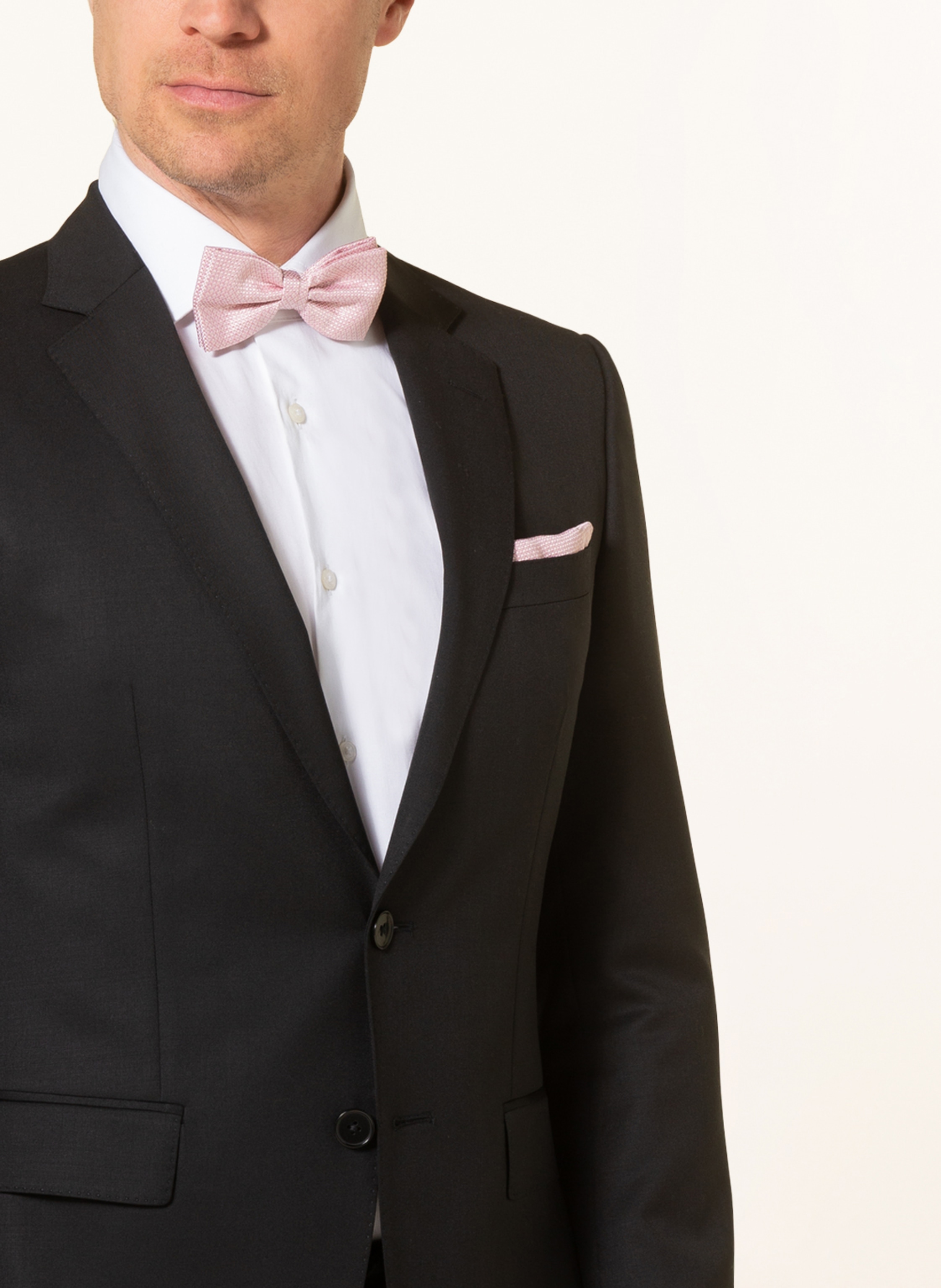 Thumbnail - Prince Bowtie Set: Fliege Und Einstecktuch pink