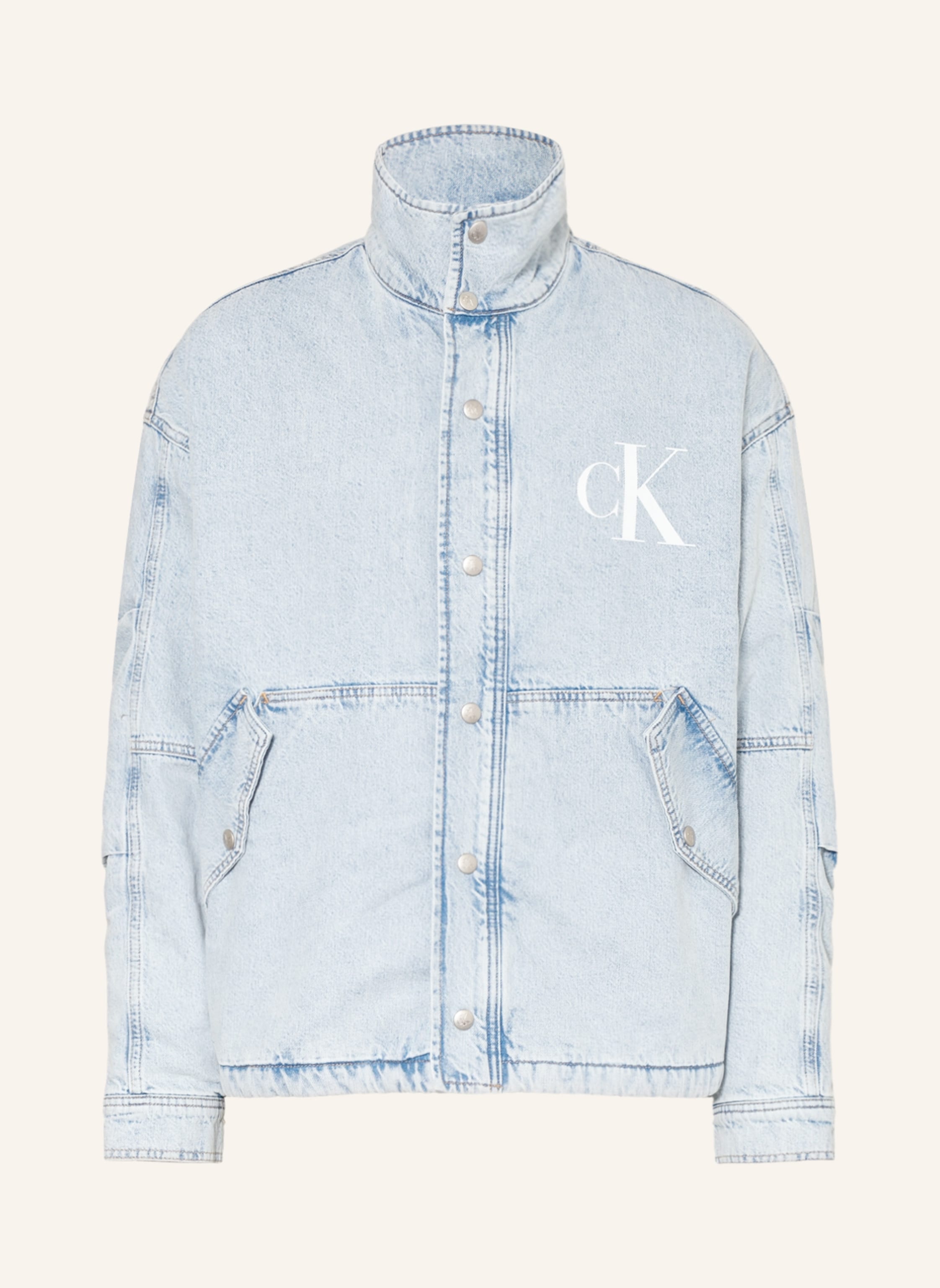 Calvin Klein Jeans Denim jacket in light blue | Breuninger