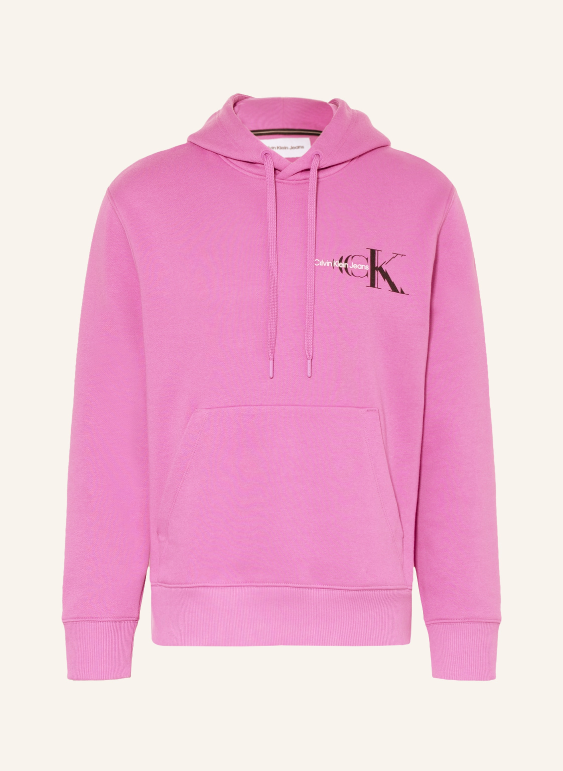 Calvin klein sales jeans pink hoodie
