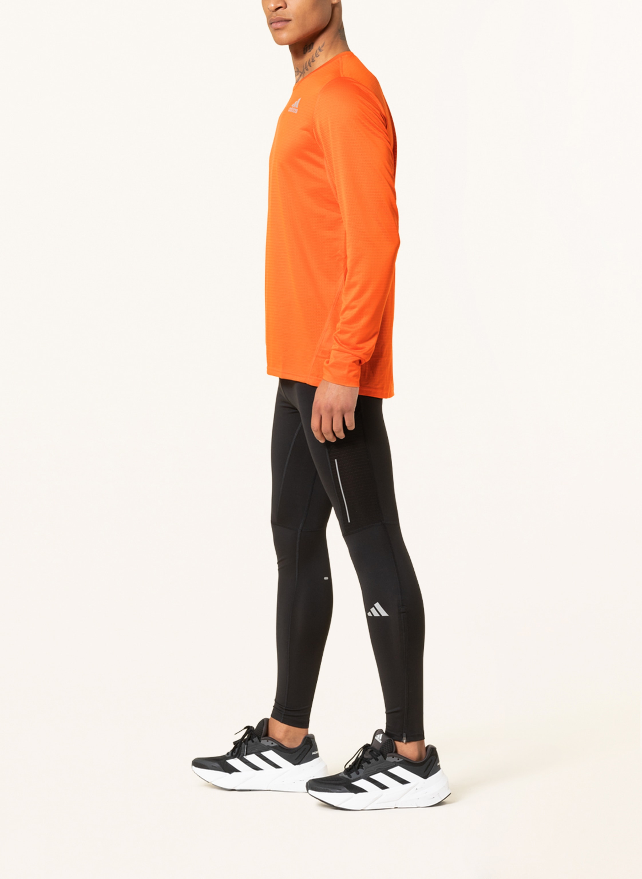 Thumbnail - Adidas Lauf-Tights Own The Run Mit Mesh schwarz