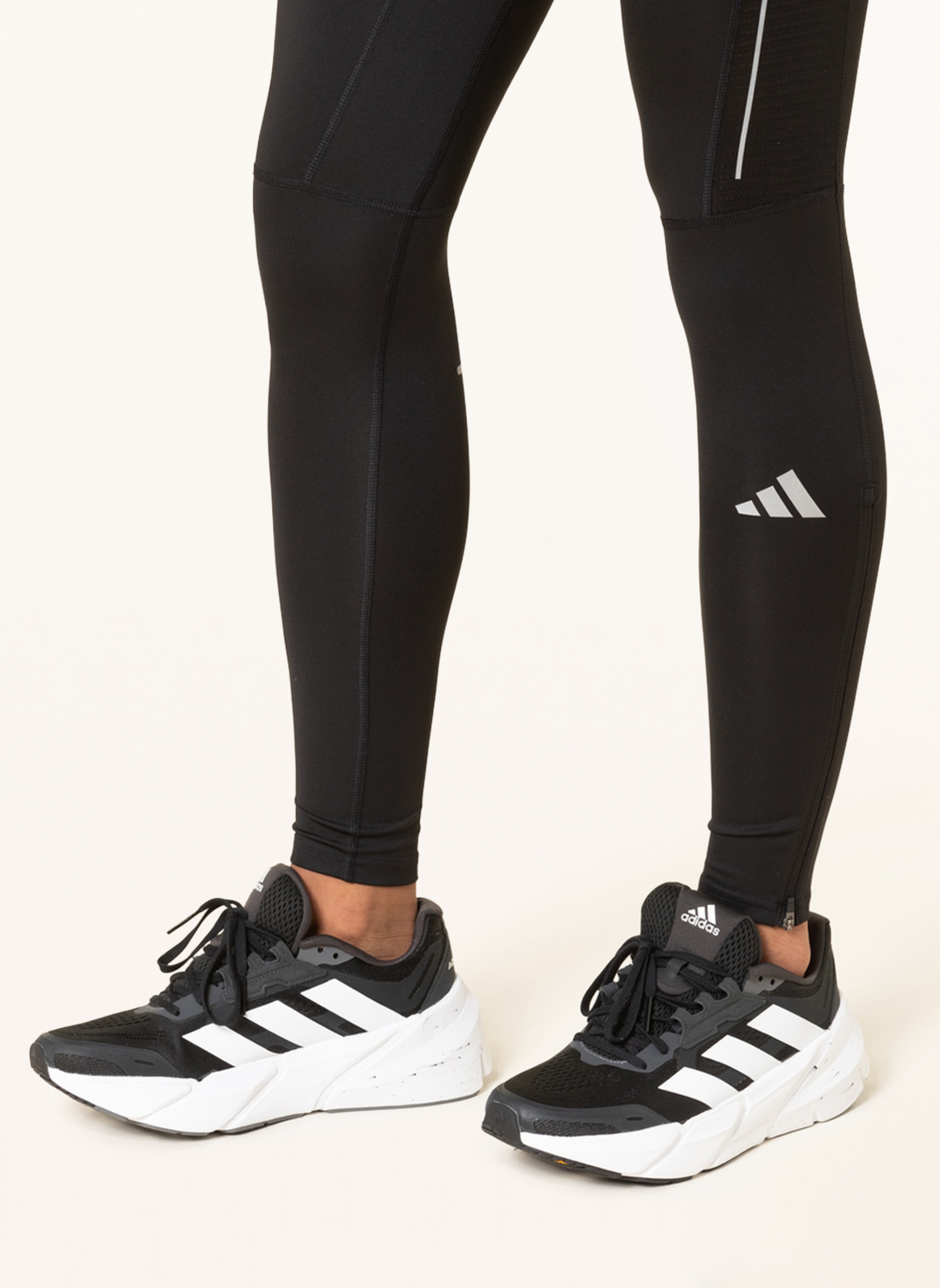 Thumbnail - Adidas Lauf-Tights Own The Run Mit Mesh schwarz