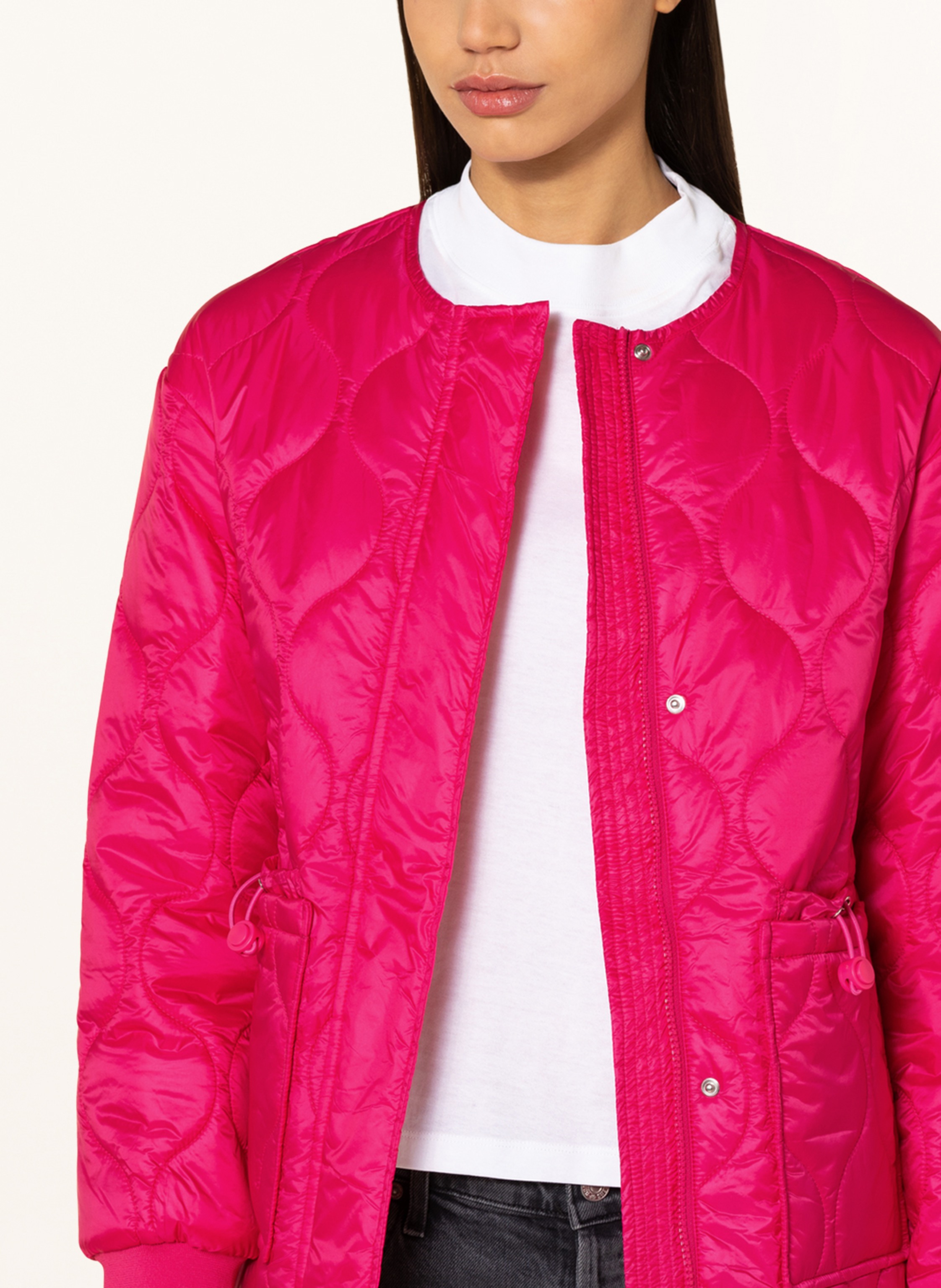 Thumbnail - Darling Harbour Steppjacke pink
