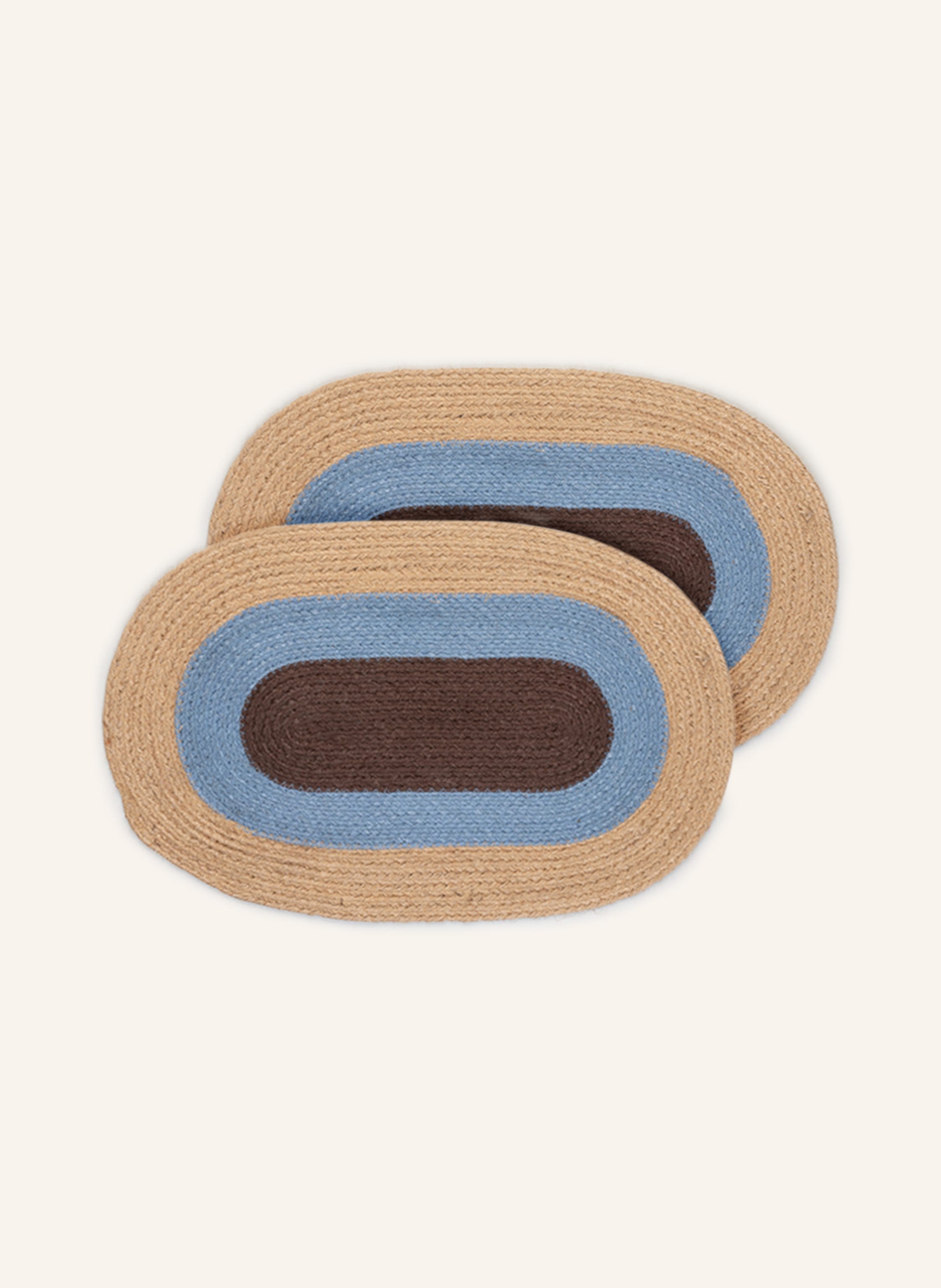 marimekko 2-piece placemat set MELOONI in beige/ light blue/ dark brown |  Breuninger