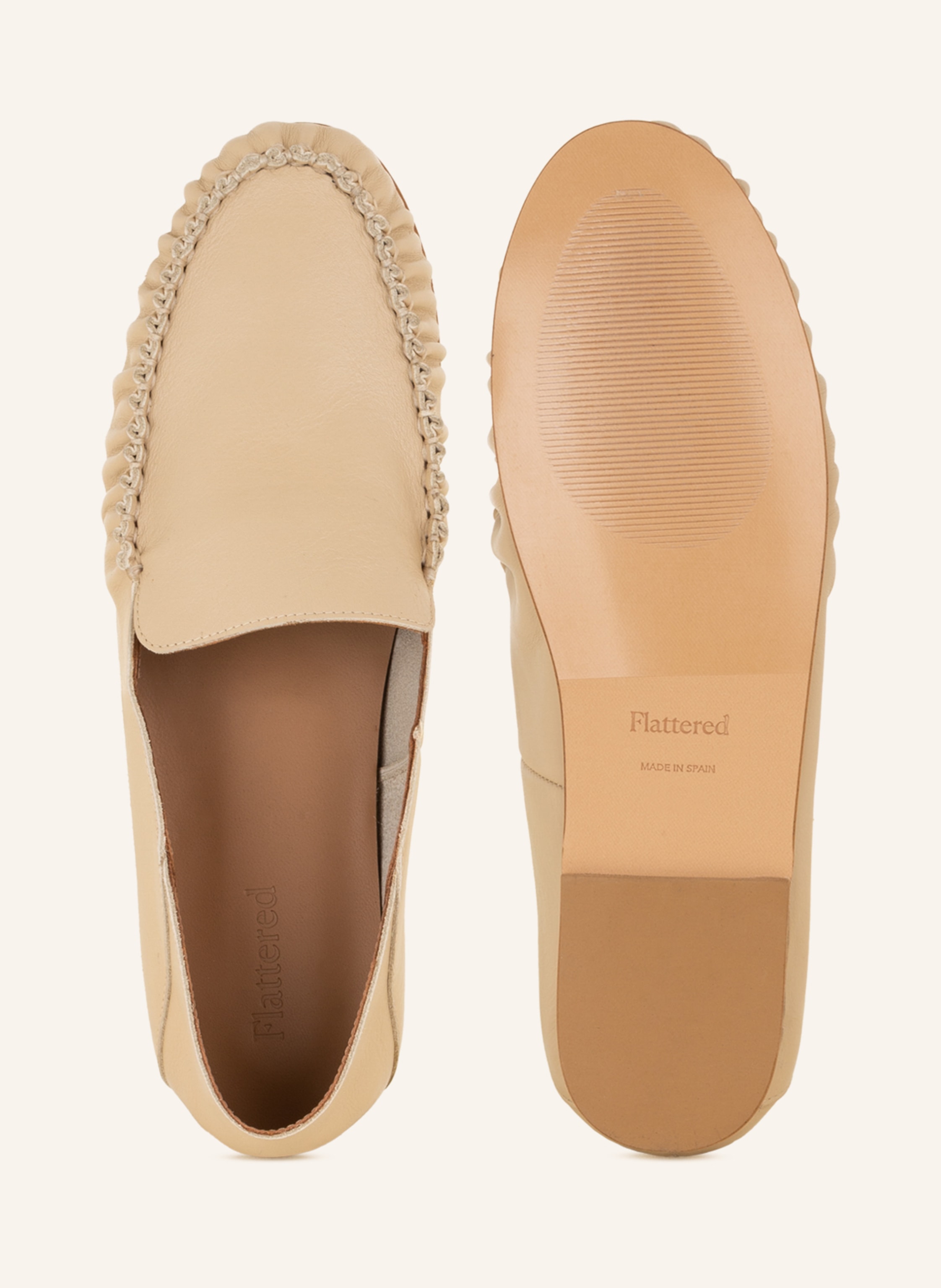 Thumbnail - Flattered Slipper Bon Bon beige