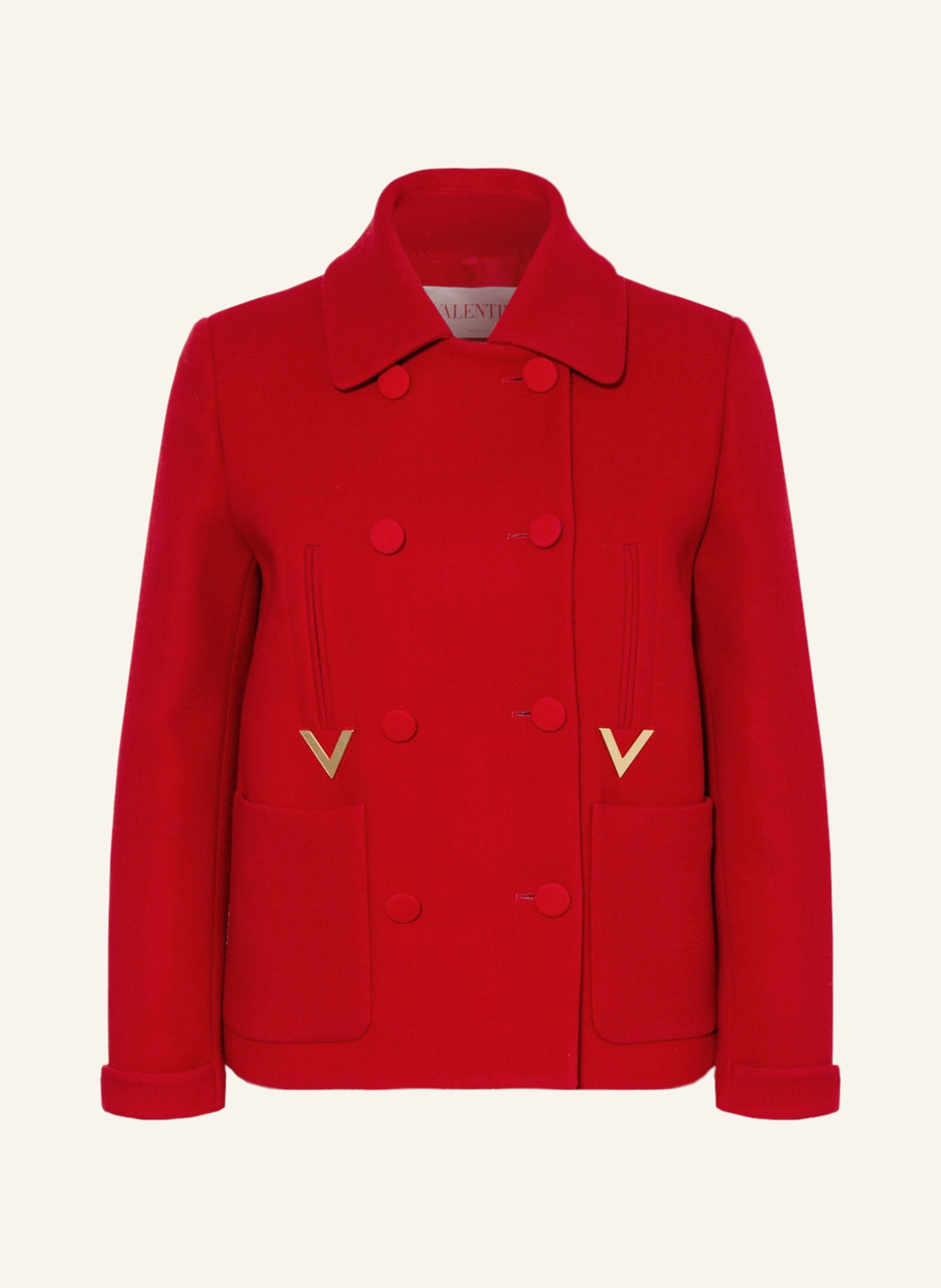 Red valentino coat sale clearance