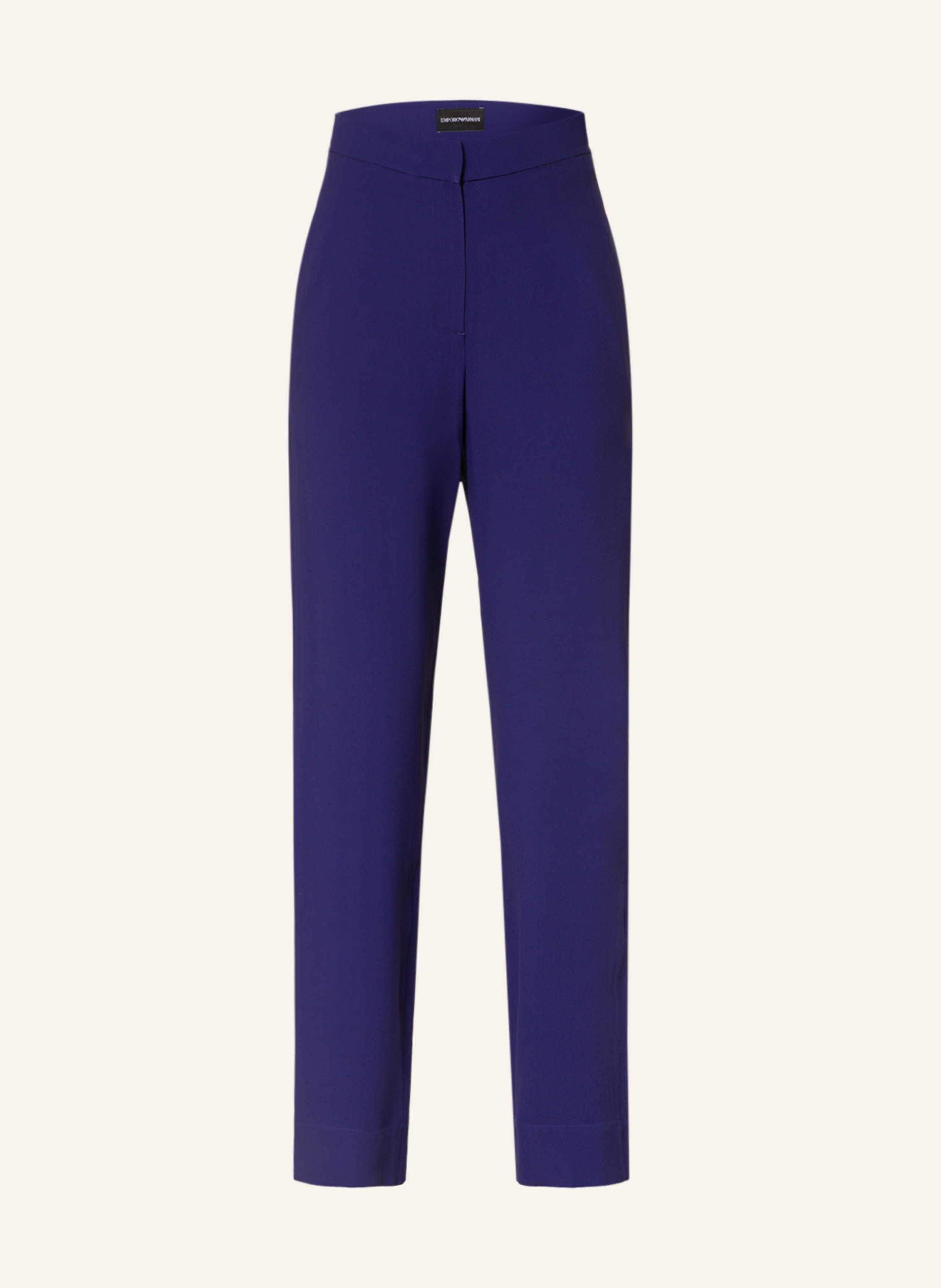 Doublejersey trousers with embroidery  EMPORIO ARMANI Woman