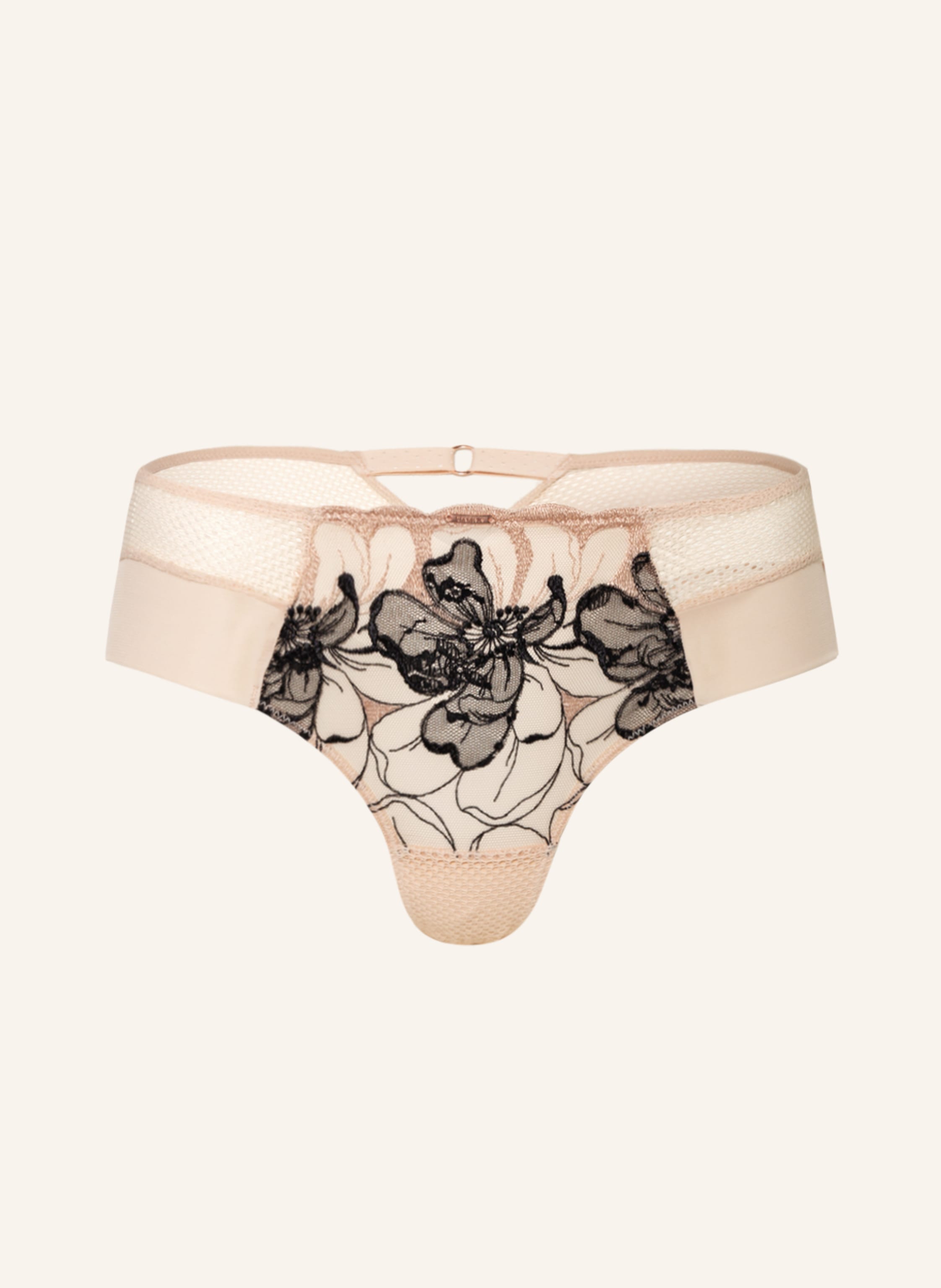 CHANTELLE Panty FLEURS SIGNATURE in beige/ schwarz