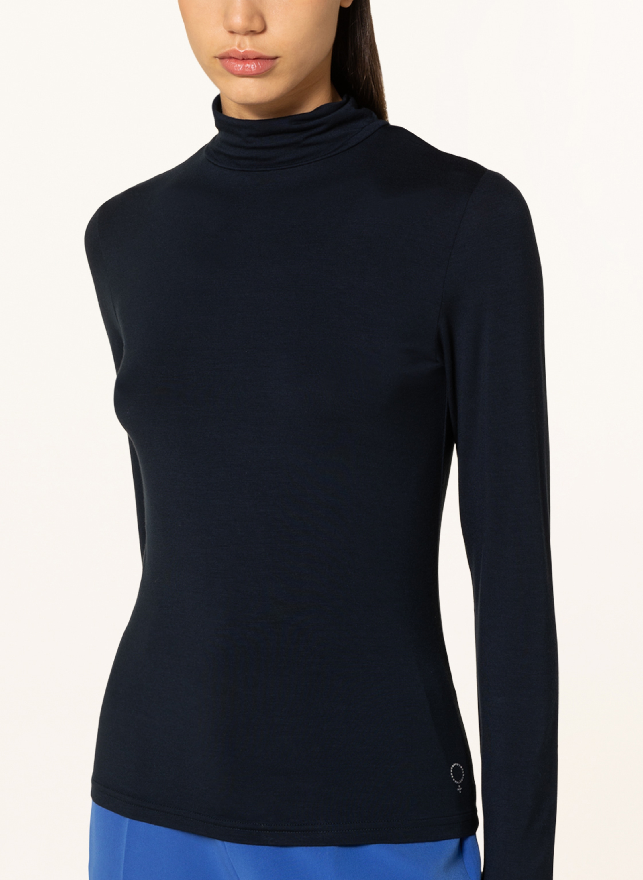 Thumbnail - Boviva Rollkragenshirt blau