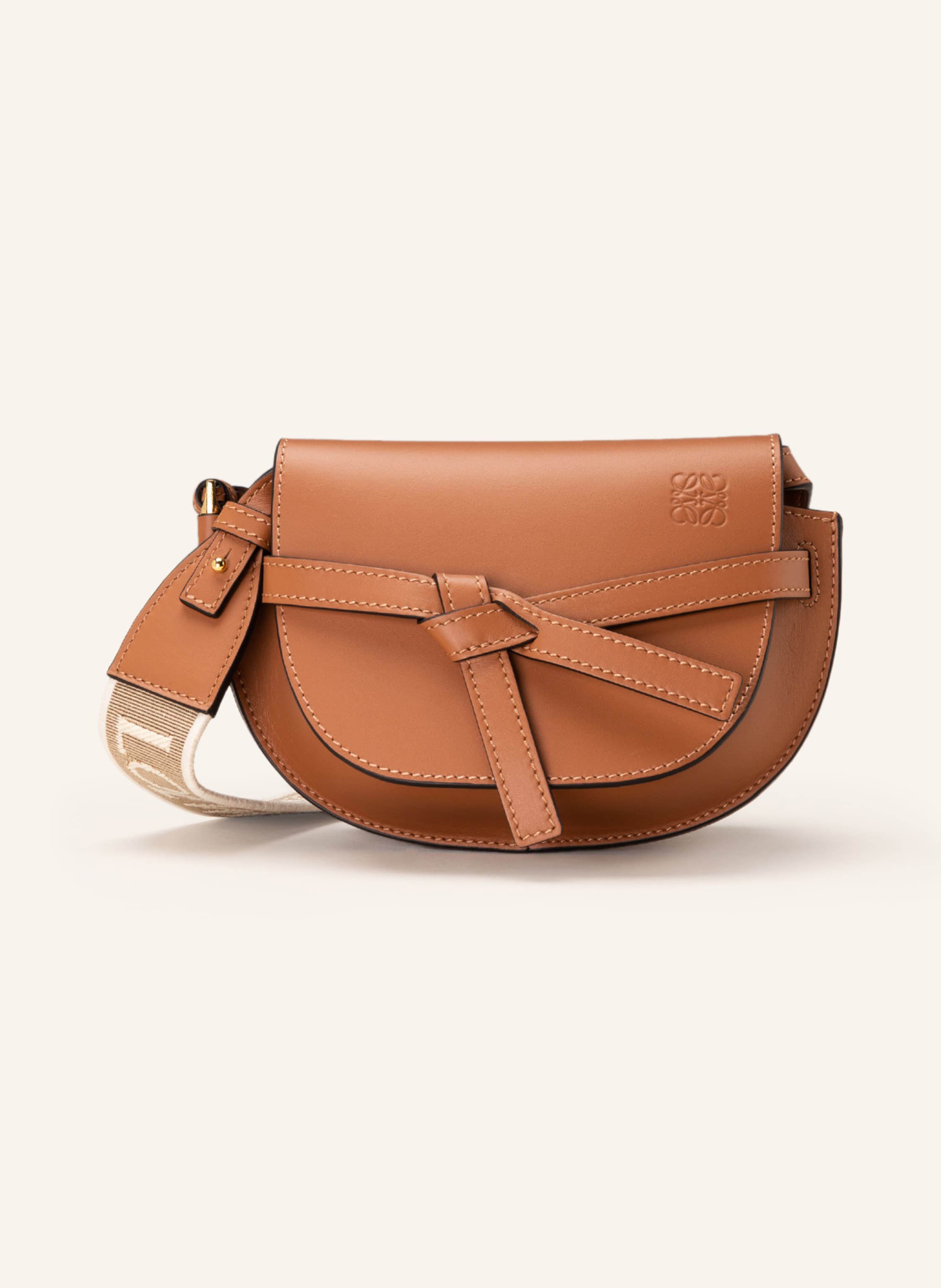 Loewe Loewe Umhängetasche Mini Gate Dual braun in COGNAC