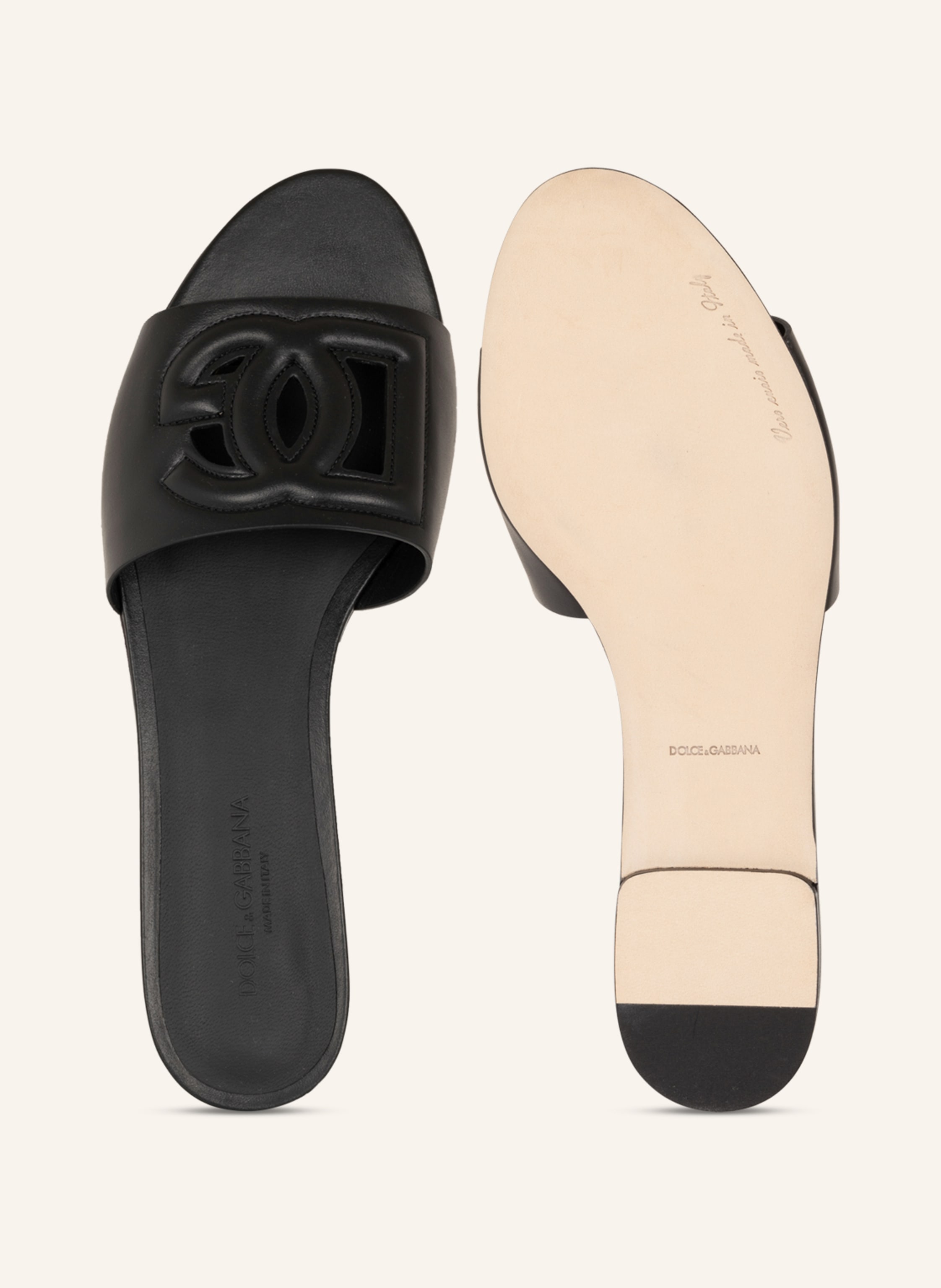 Thumbnail - Dolce & Gabbana Pantoletten schwarz