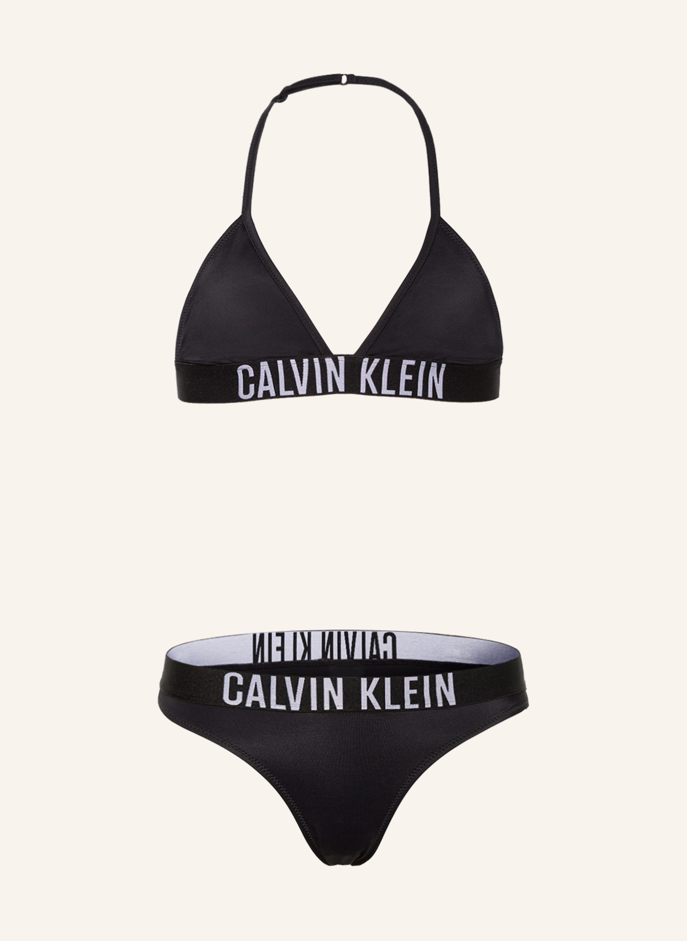 expand weather cooperate Calvin Klein Triangle bikini INTENSE POWER in black | Breuninger