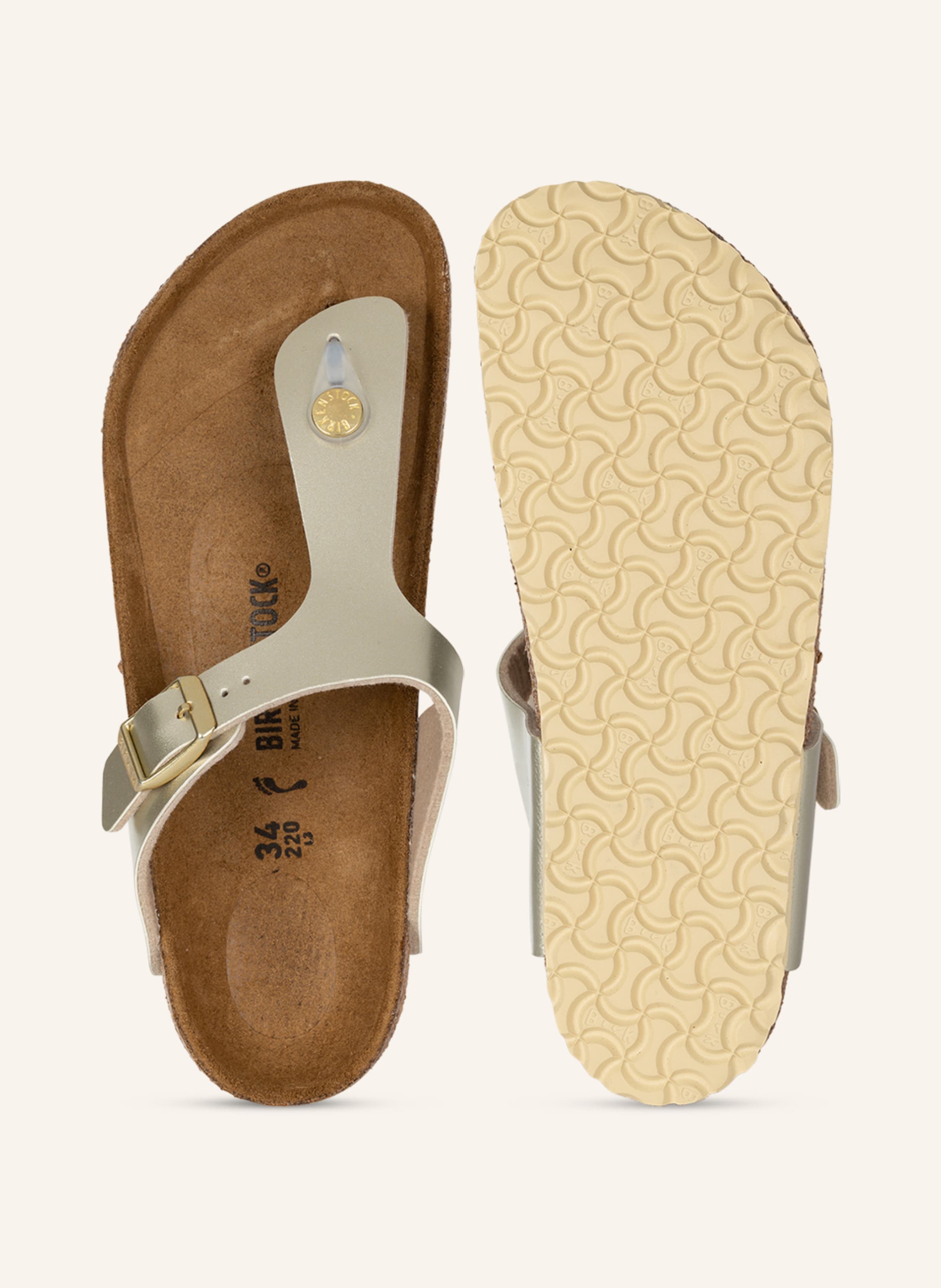 Thumbnail - Birkenstock Zehentrenner Gizeh gold