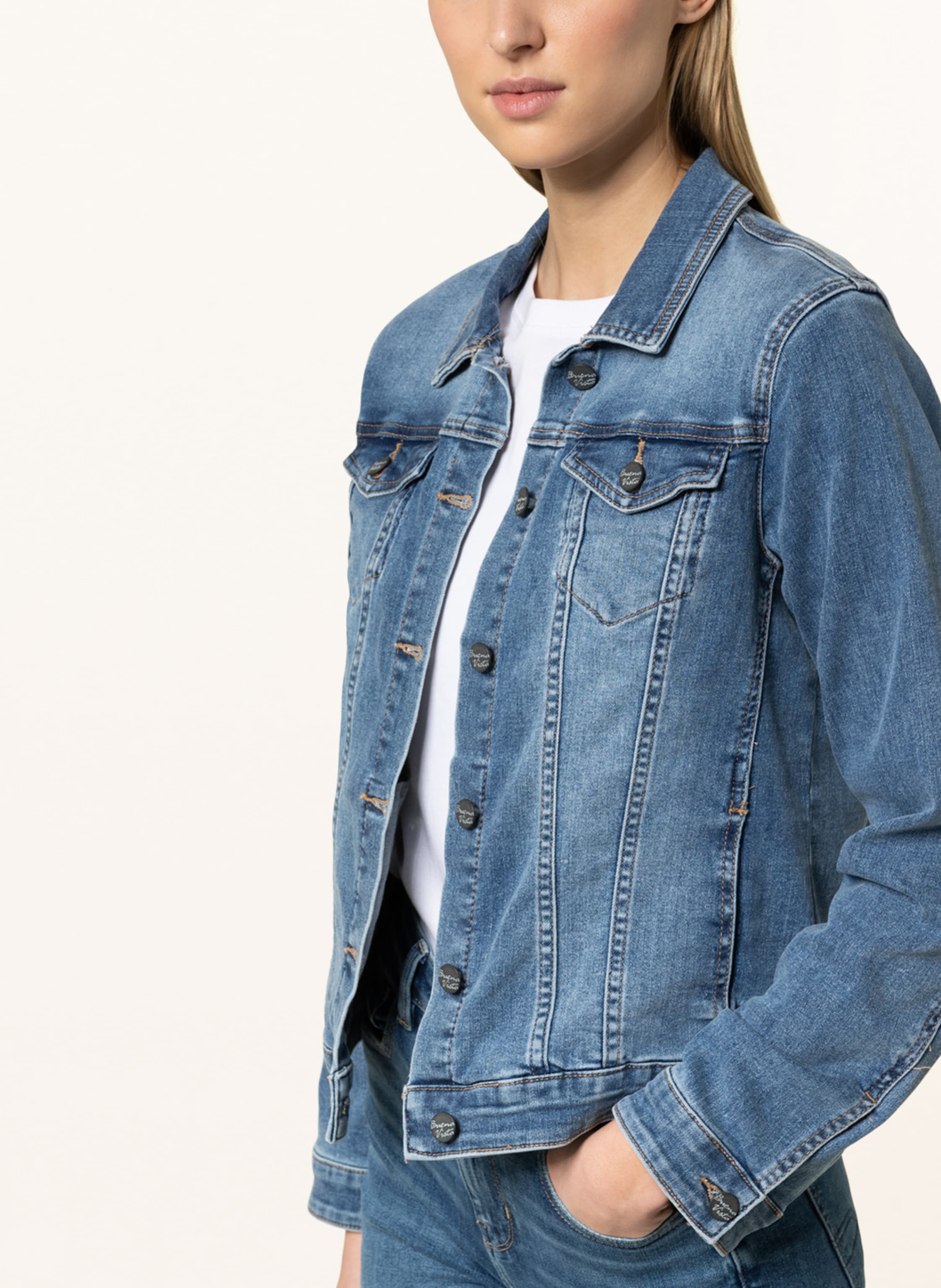 Thumbnail - Buena Vista Jeansjacke Portofino blau