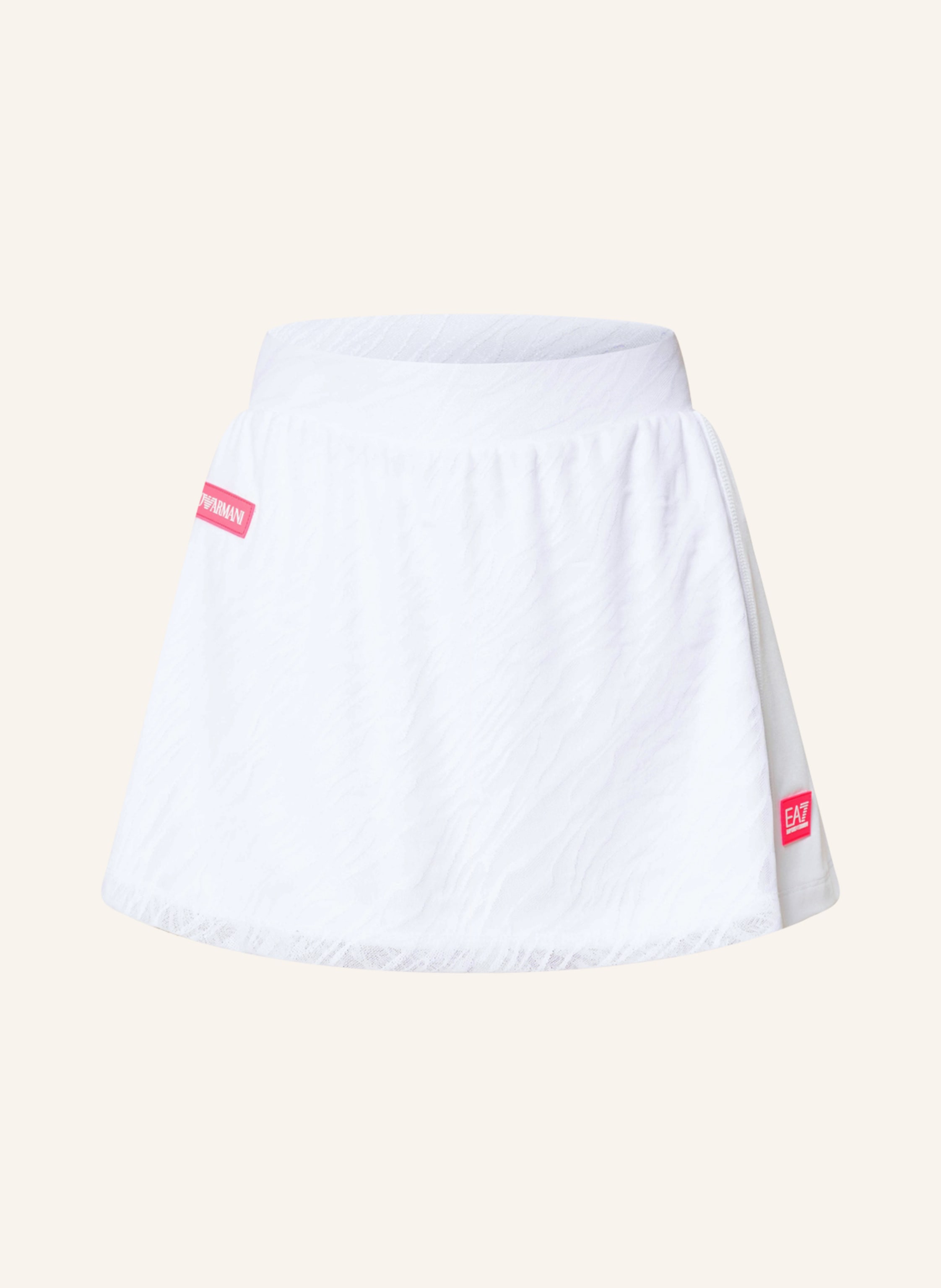 EA7 EMPORIO ARMANI Tennis skirt with mesh in white | Breuninger