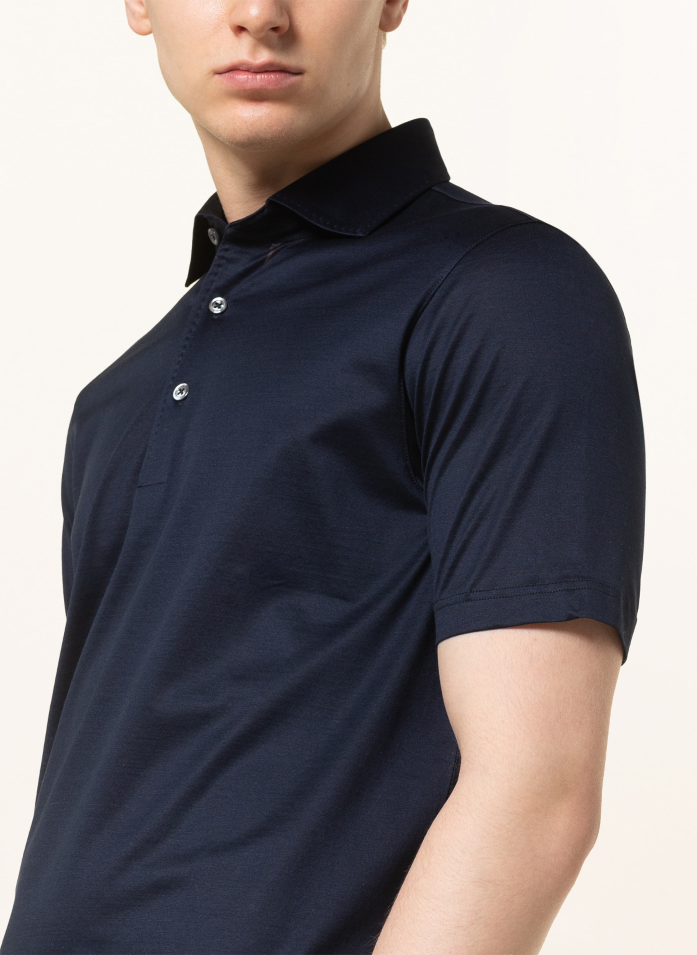 Thumbnail - Gran Sasso Jersey-Poloshirt blau