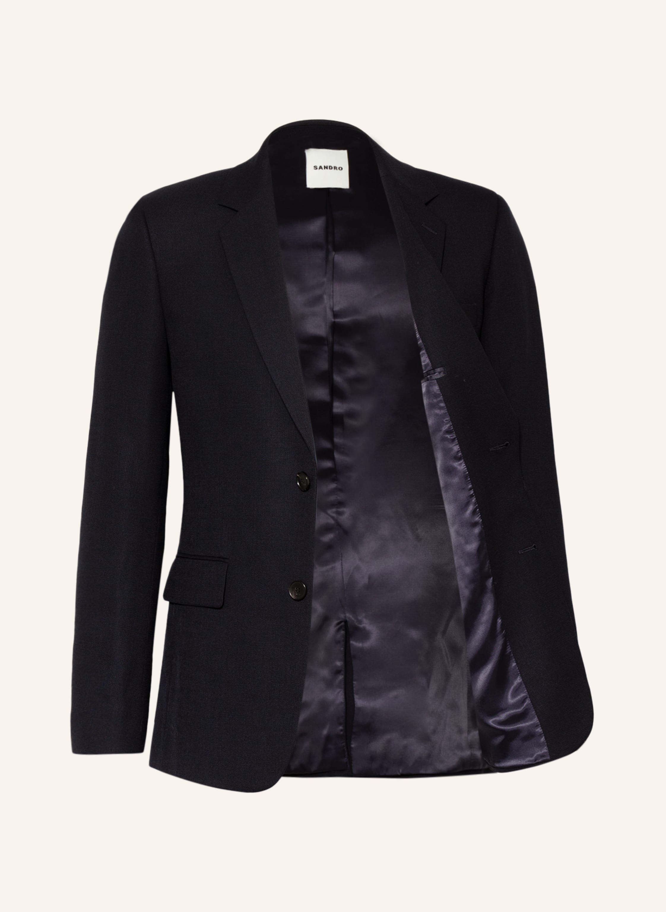 Thumbnail - Sandro Anzugsakko Extra Slim Fit blau