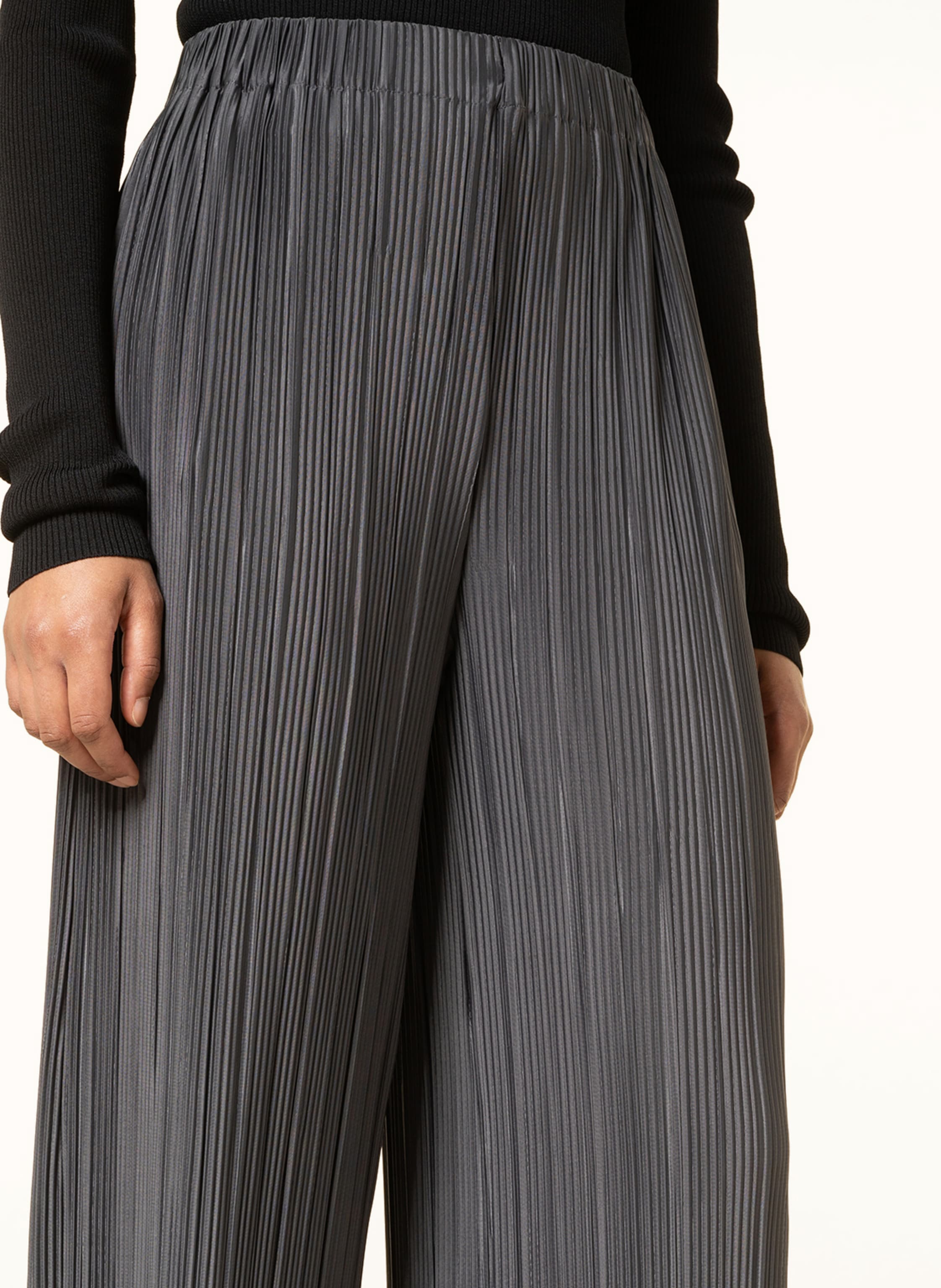 Thumbnail - Samsøe  Samsøe Plisseehose Uma grau