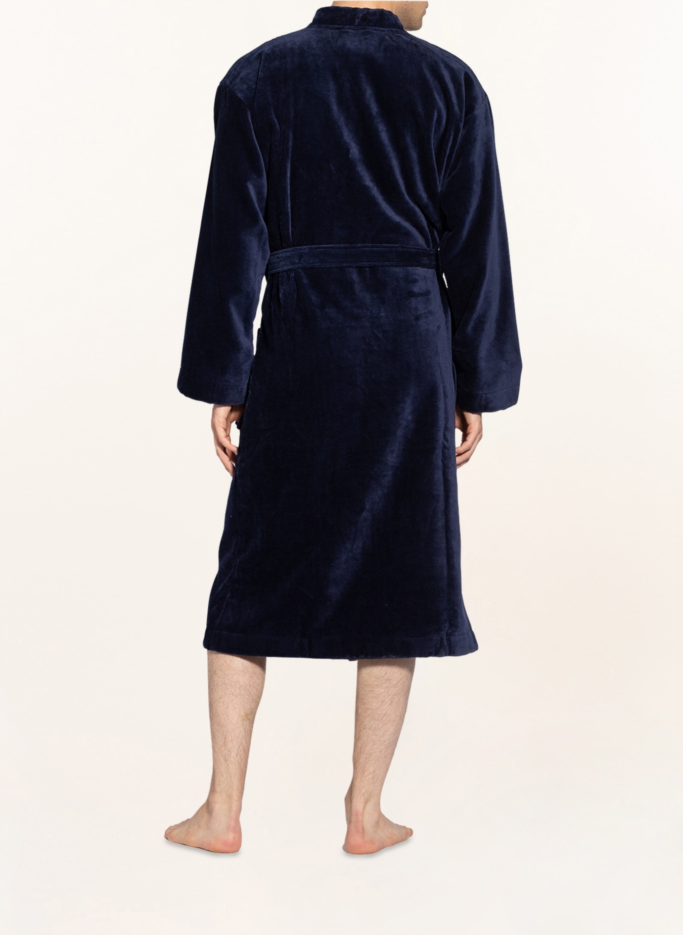 Thumbnail - Calida Herren-Bademantel After Shower blau