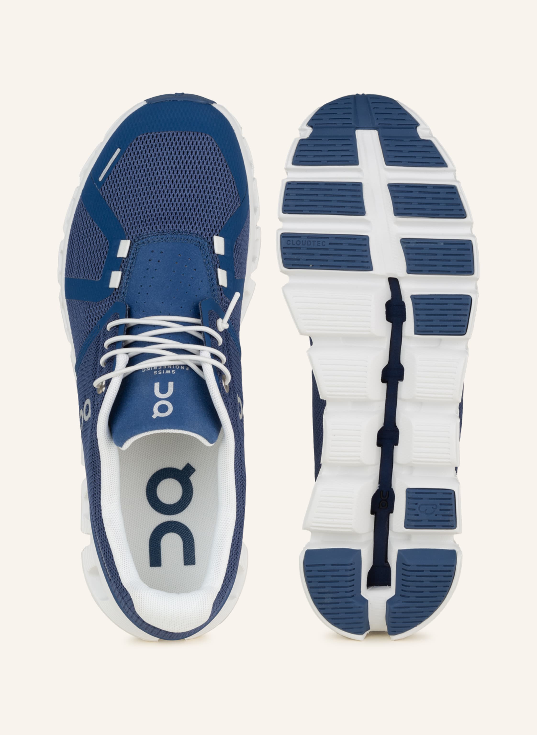 On Sneaker Cloud 5 blau – Bild 2