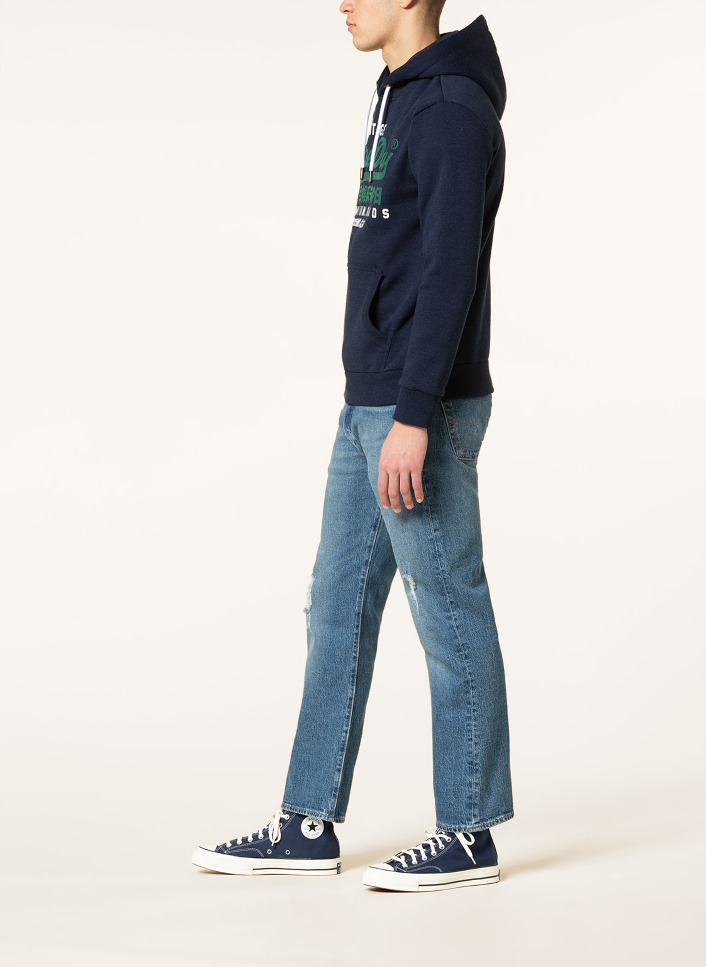 Thumbnail - Superdry Hoodie blau