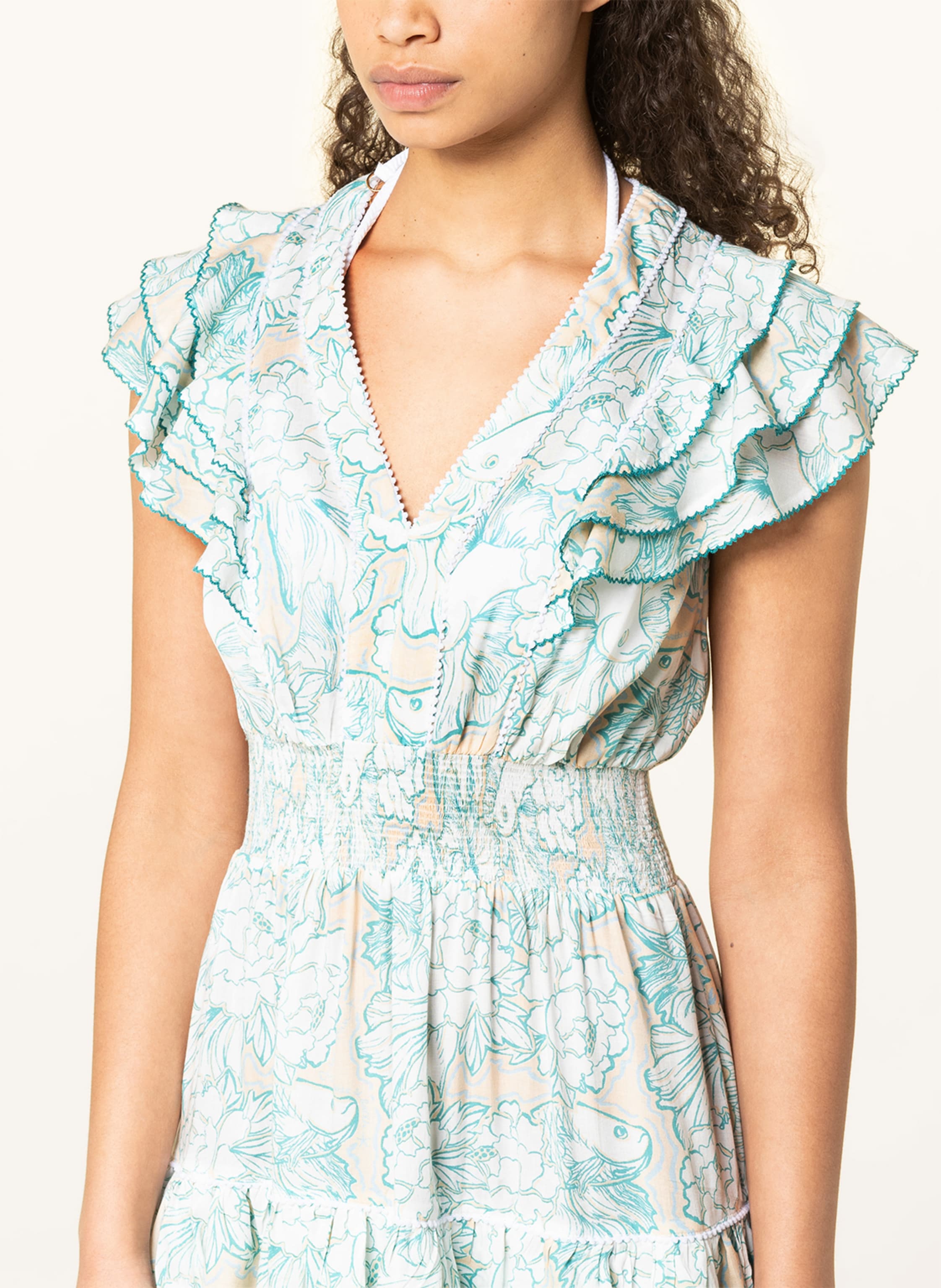 Thumbnail - Vilebrequin Strandkleid Camila weiss