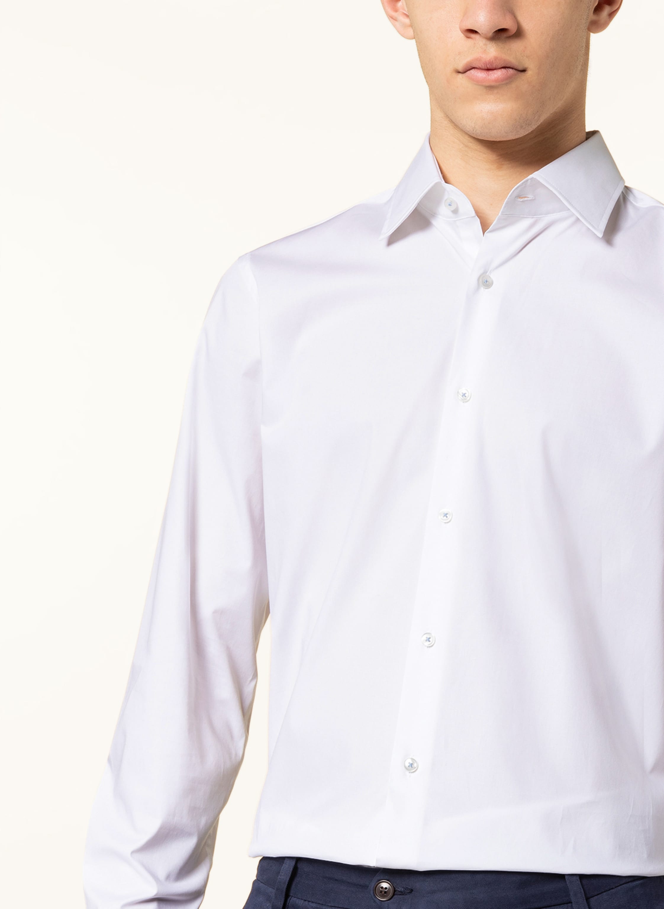 Thumbnail - Boss Hemd Hank Slim Fit weiss