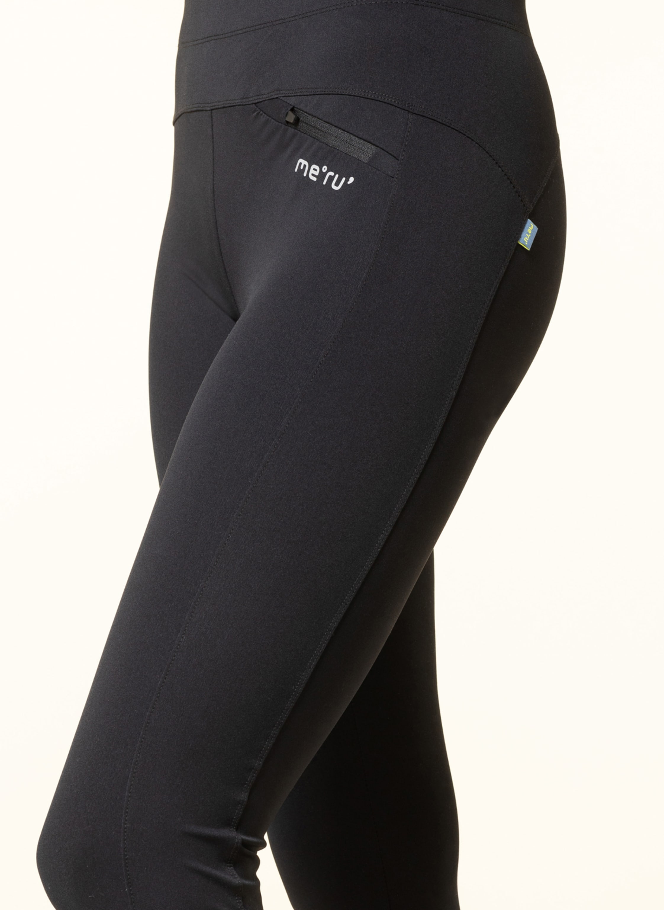Thumbnail - Me°Ru' 7/8-Outdoor-Tights Hollis schwarz